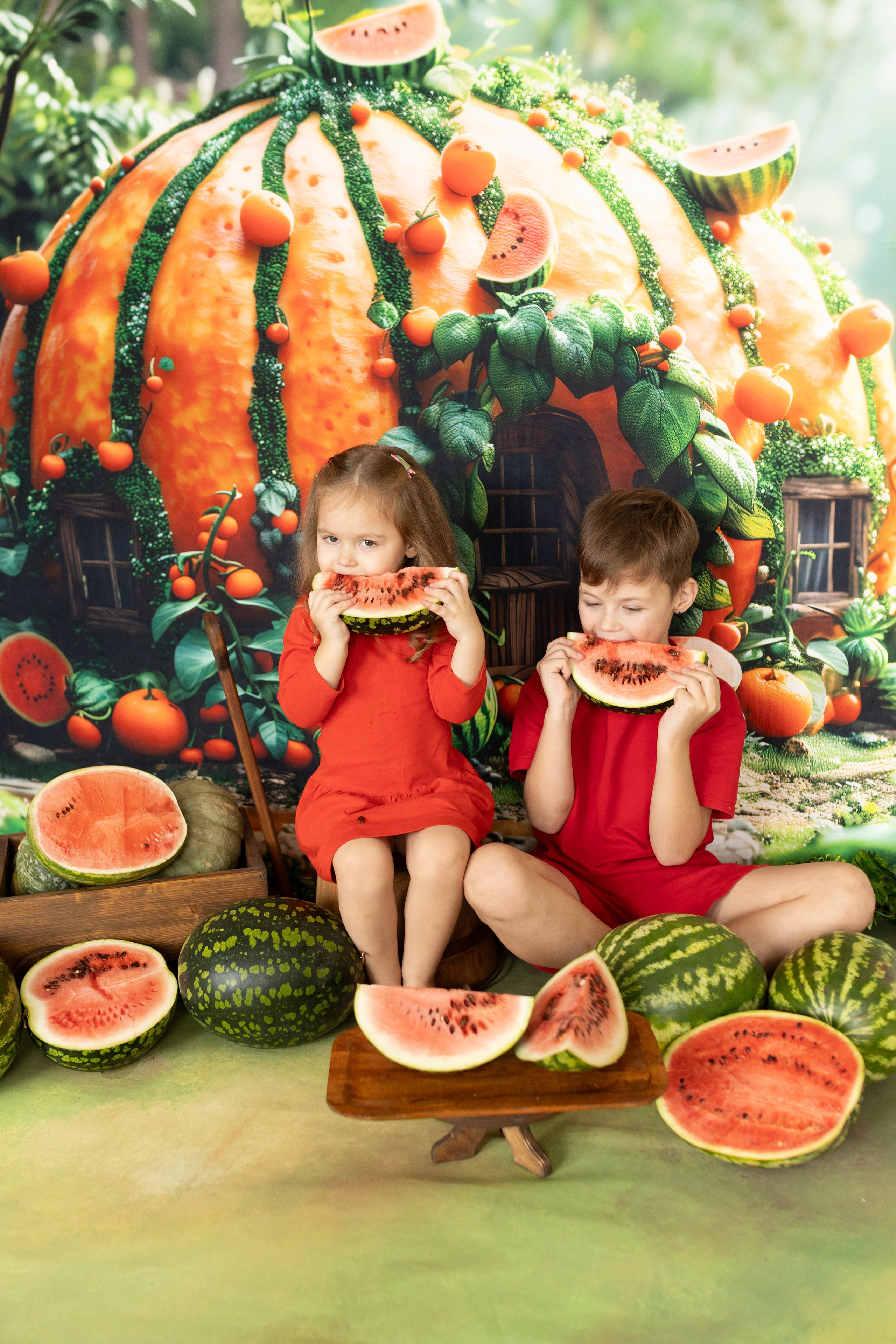 Тыквенно-арбузные фотодни. Фотограф новорожденных. Детский и семейный фотограф Марьяна Юдина