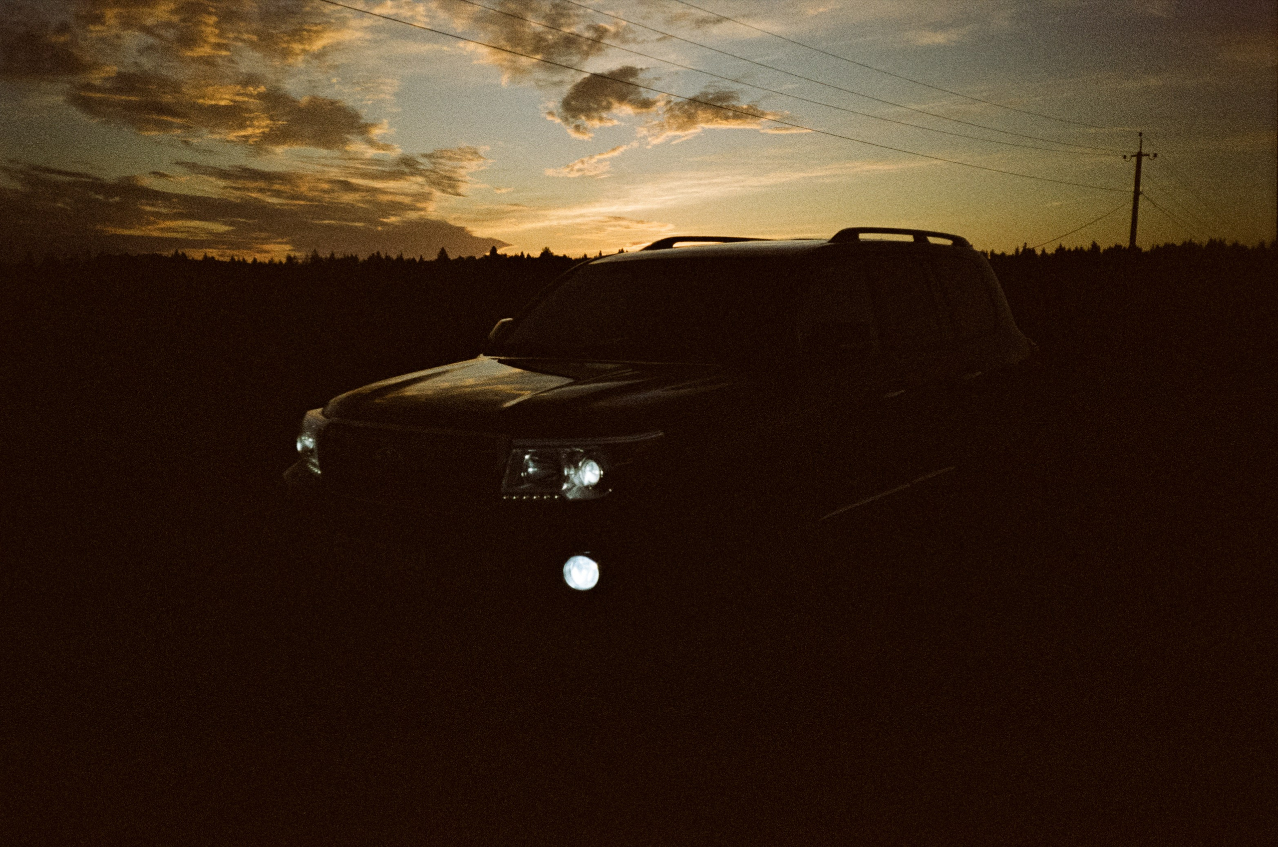 Ricoh MF-1 / Fujifilm X-tra 400 (просрочка) / Закат в Котово