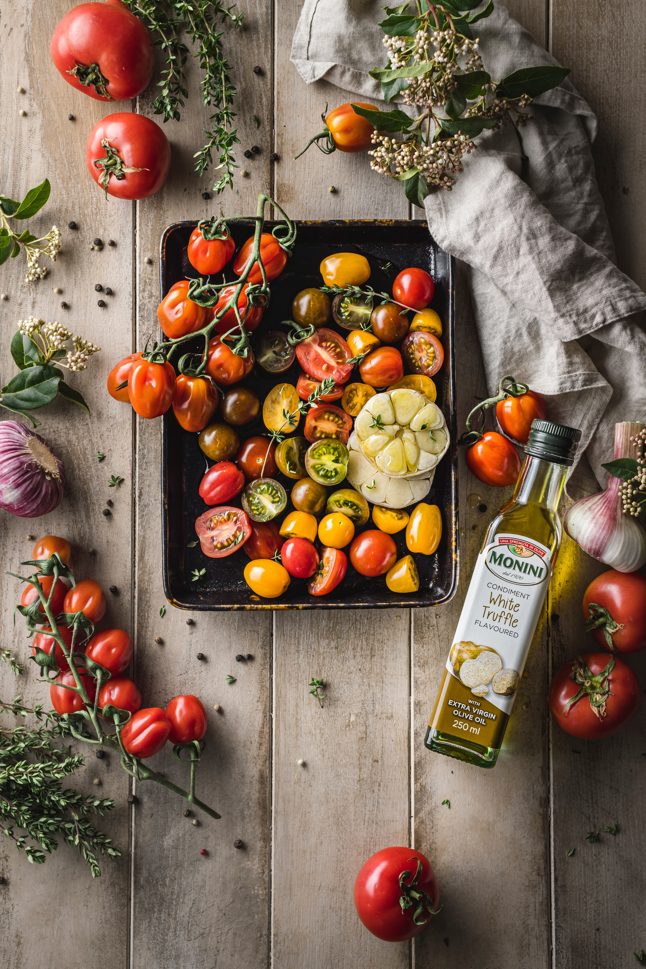 Olive oil setting. Foodie Stories (гастрономические истории) рекламная фуд-фотосъёмка, Москва