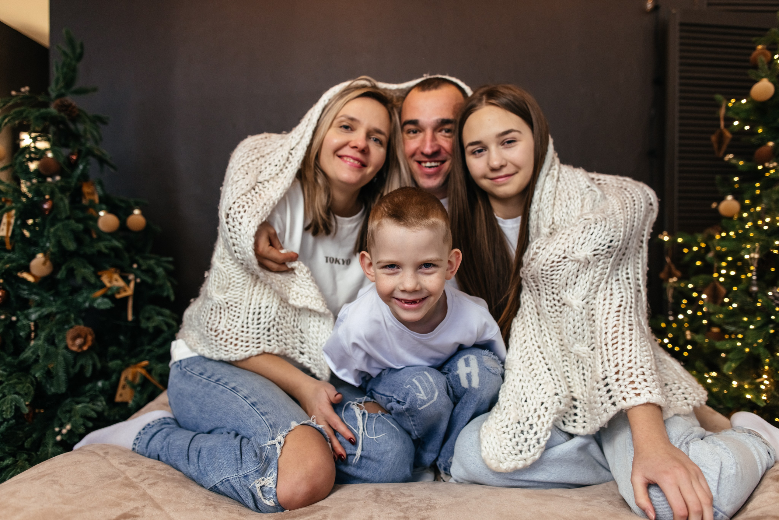 Мария, Антон, Мирон и Элина. Фотограф в Шатуре Оксана Осьмакова