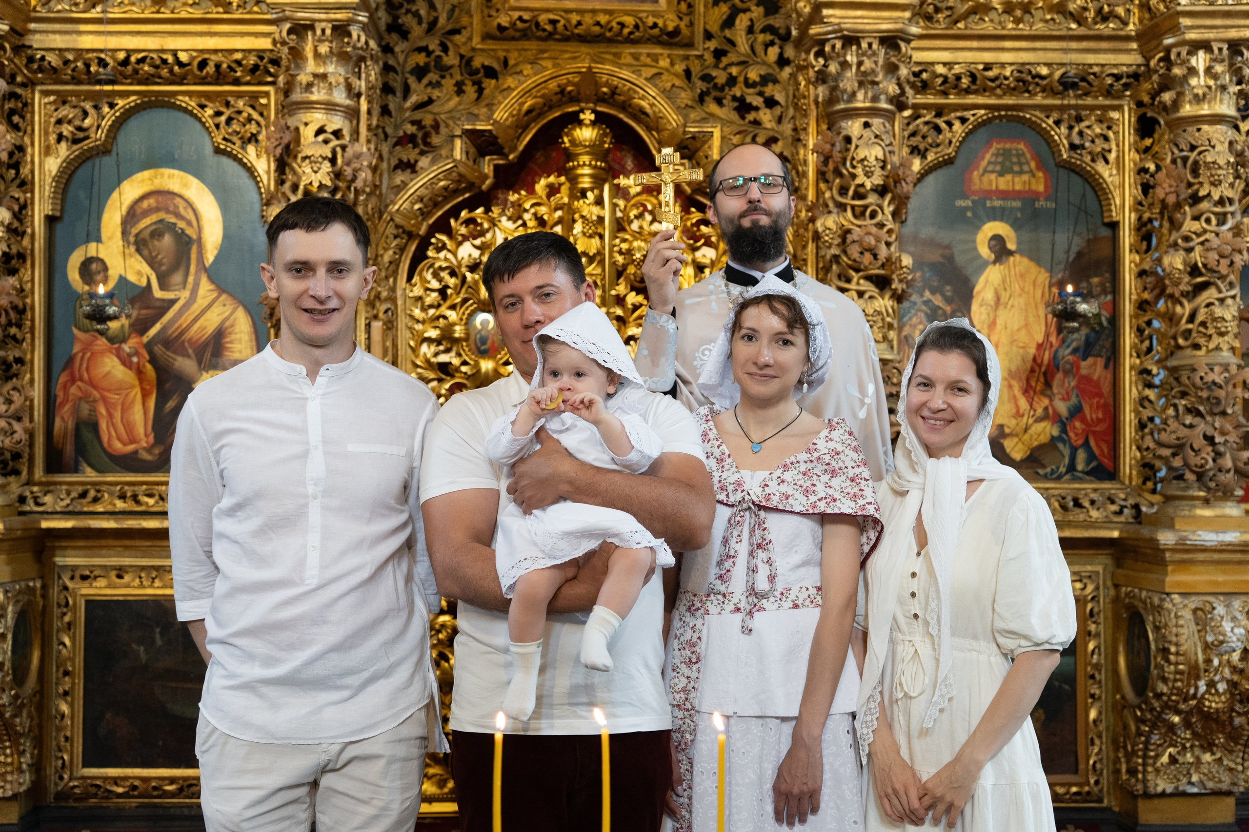 Крестины Майи в Старочеркасском Воскресенском войсковом соборе