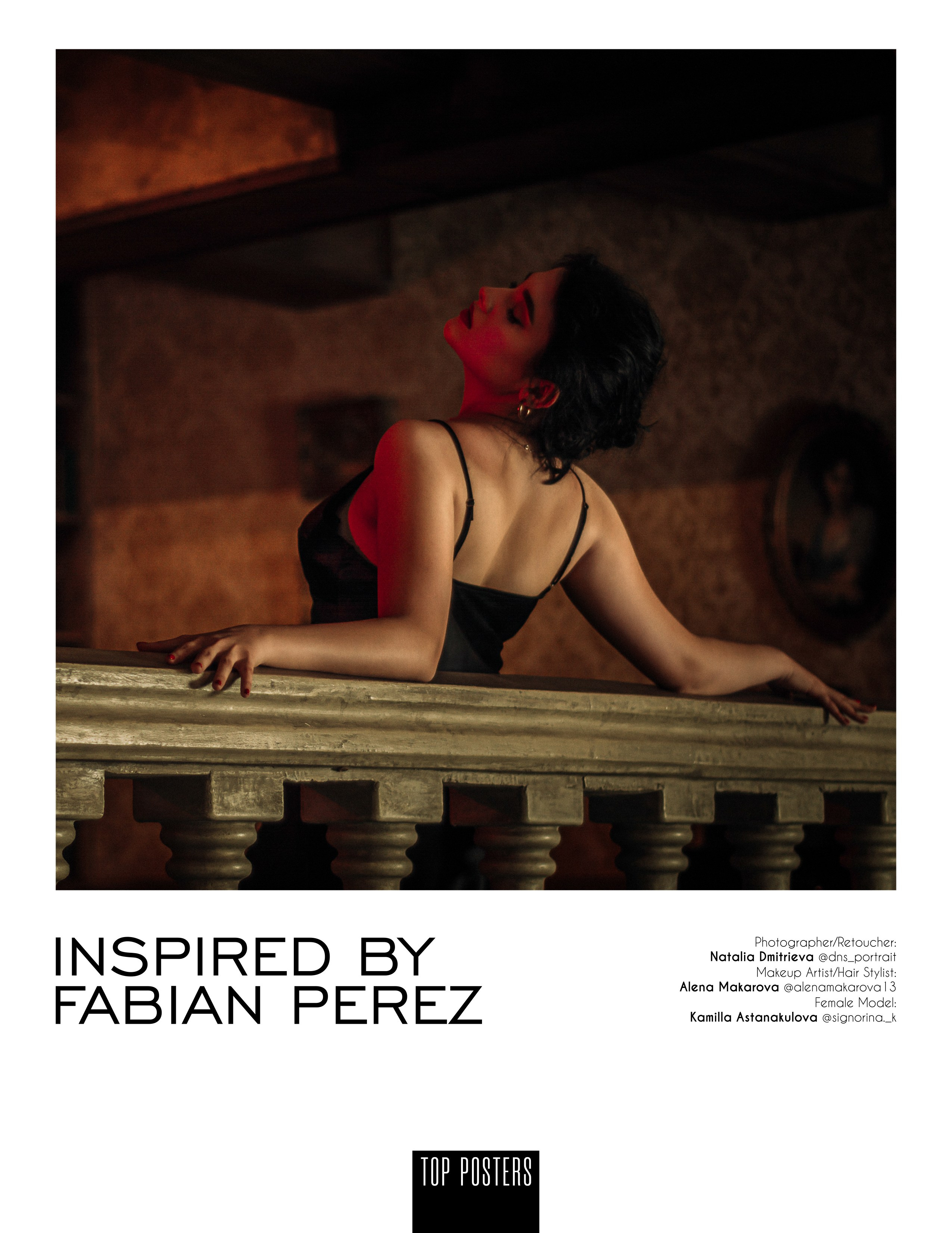 TOP POSTERS Inspired by Fabian Perez. Портретный фотограф в Санкт-Петербурге Дмитриева Наталия