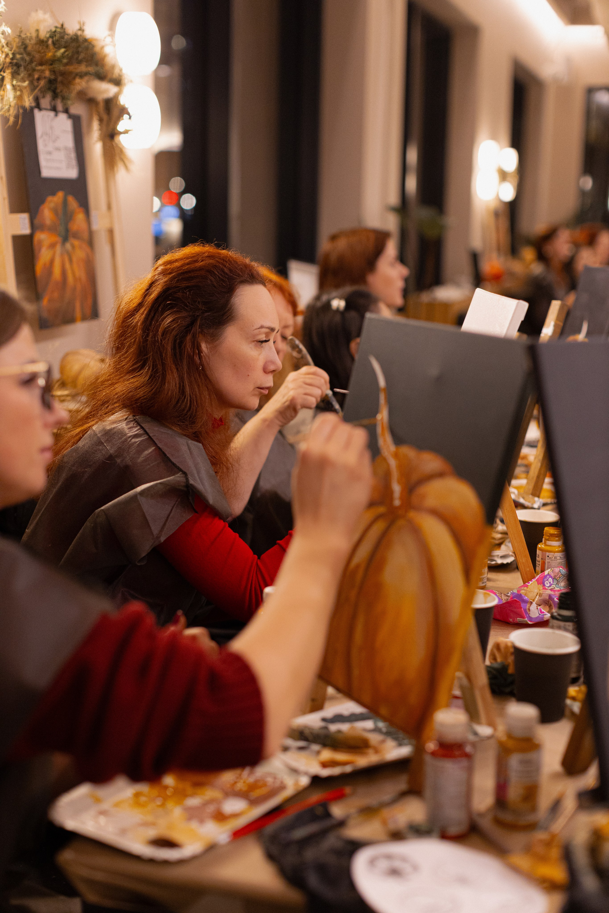 МК Тыква в кафе Здрасте. Анастасия Ракчеева Художник