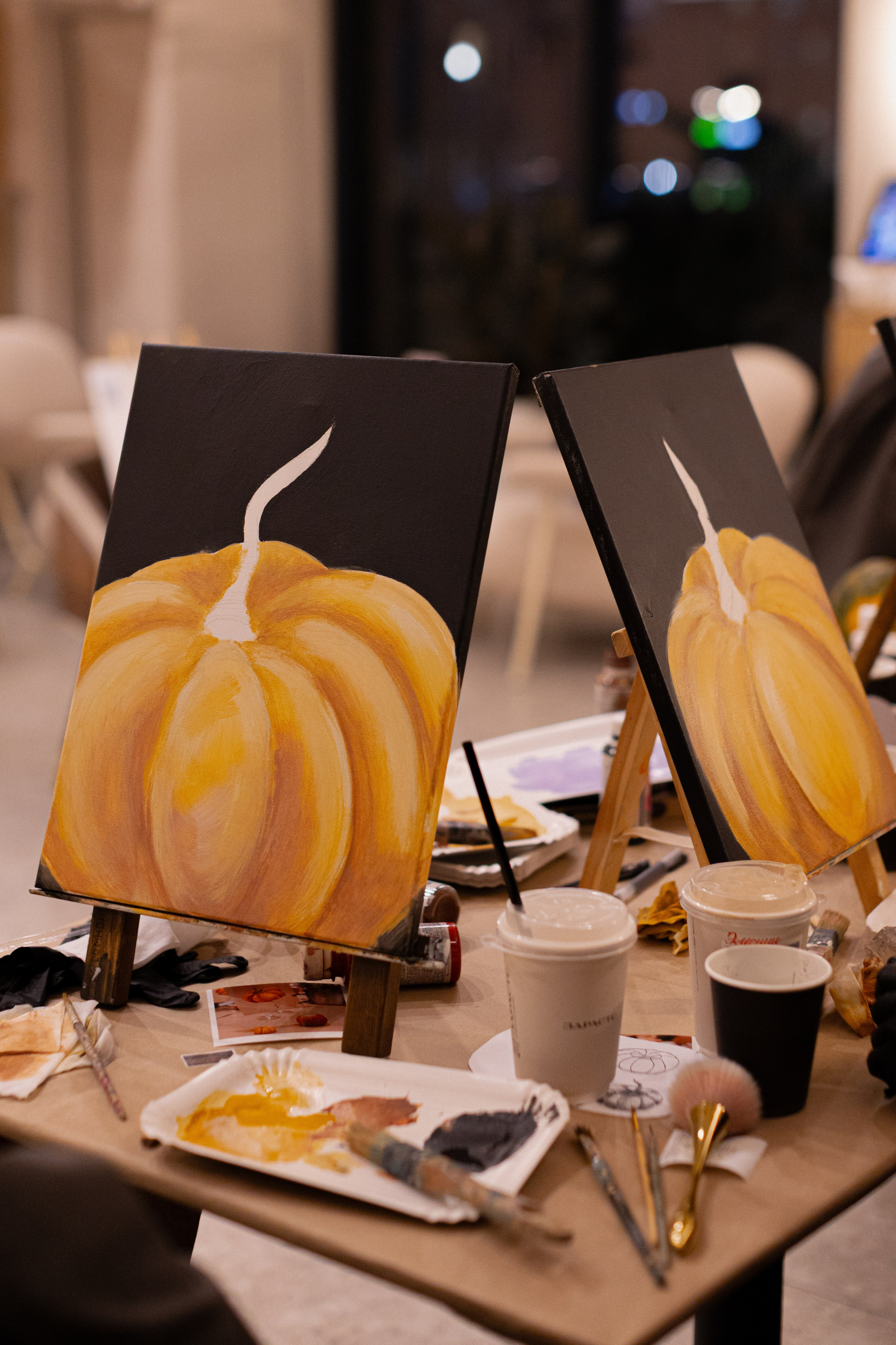 МК Тыква в кафе Здрасте. Анастасия Ракчеева Художник