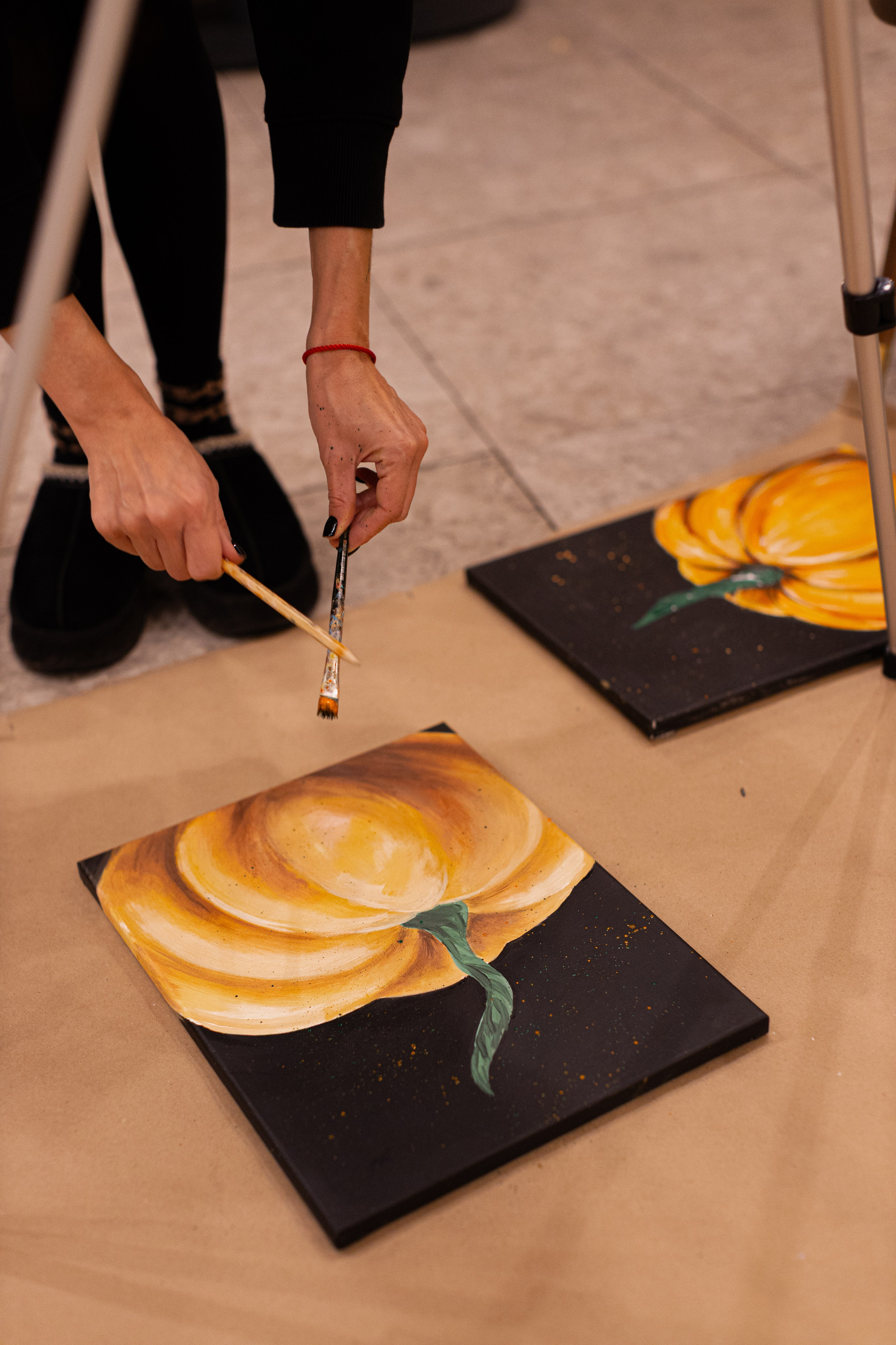 МК Тыква в кафе Здрасте. Анастасия Ракчеева Художник