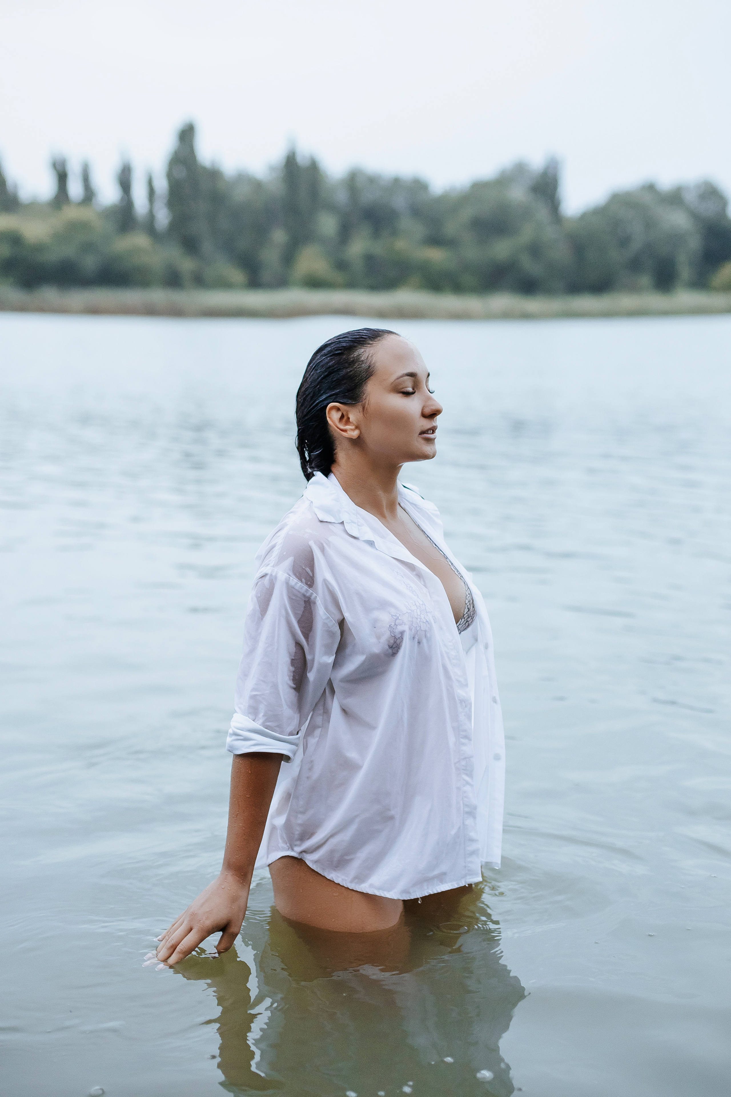 В реке. Женский и семейный фотограф в Краснодаре Яна Теплая