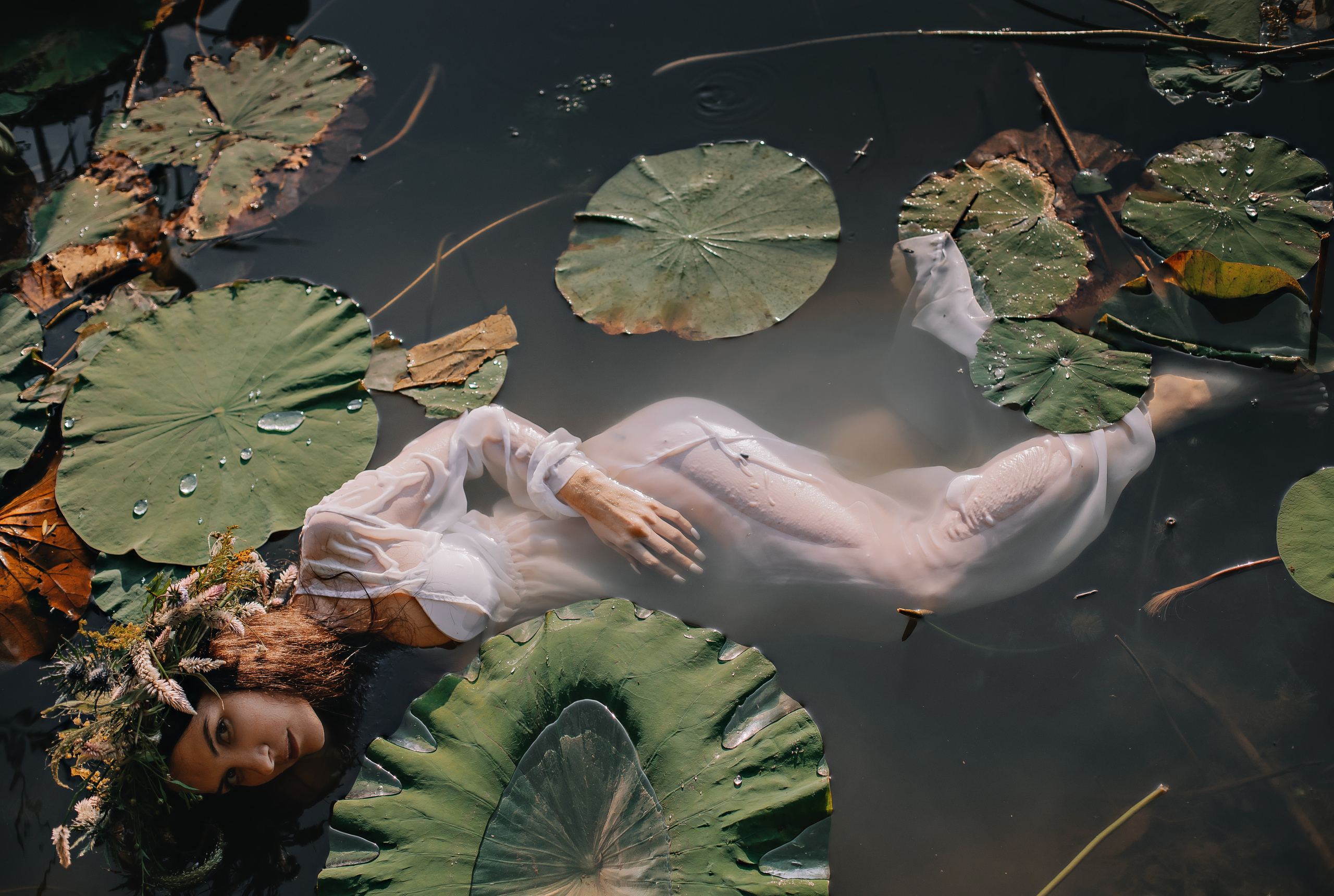 Лотосы, Даша. Женский и семейный фотограф в Краснодаре Яна Теплая