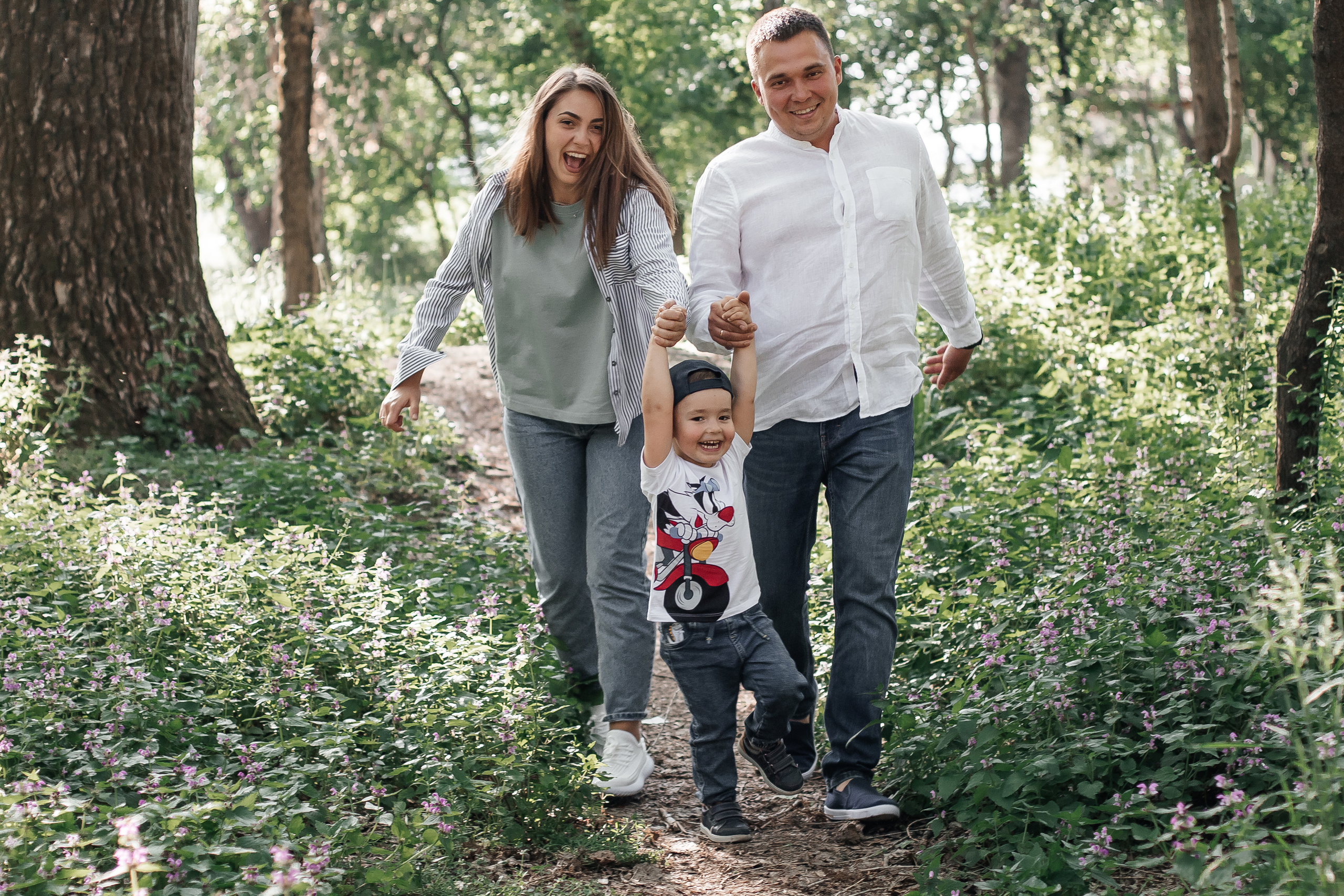 Саша, Юля и Мишутка. Женский и семейный фотограф в Краснодаре Яна Теплая