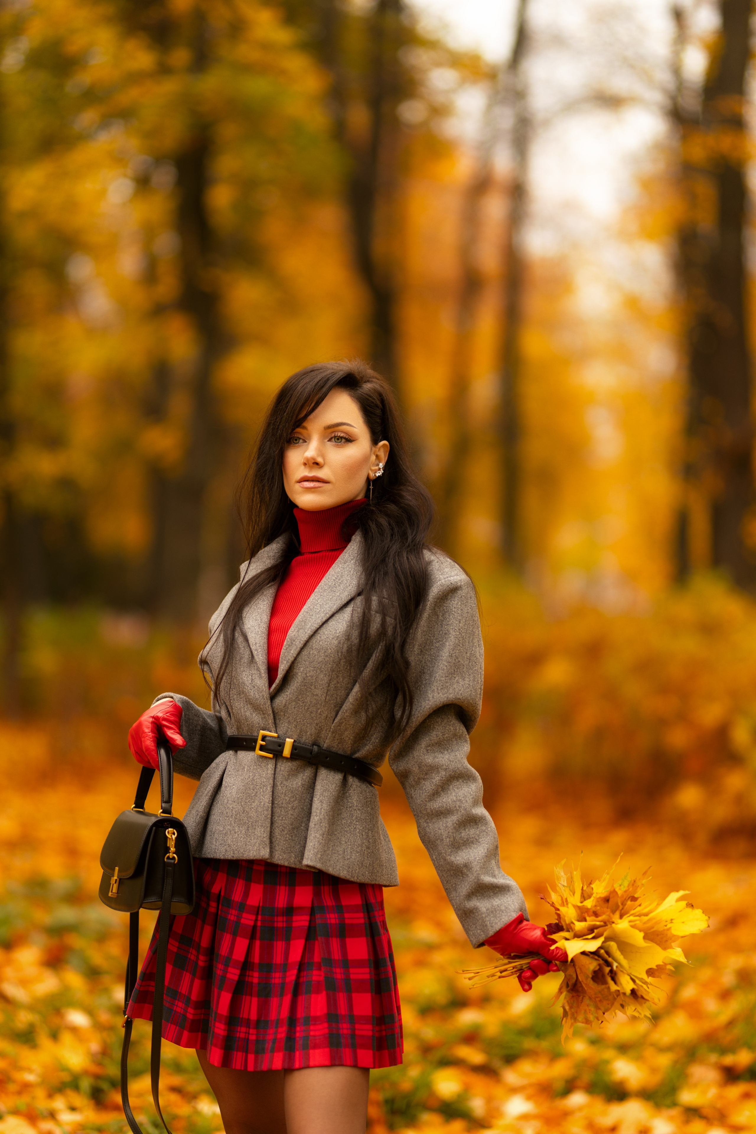 Фотосет с Екатериной в парке на осеннюю тему для «себя»