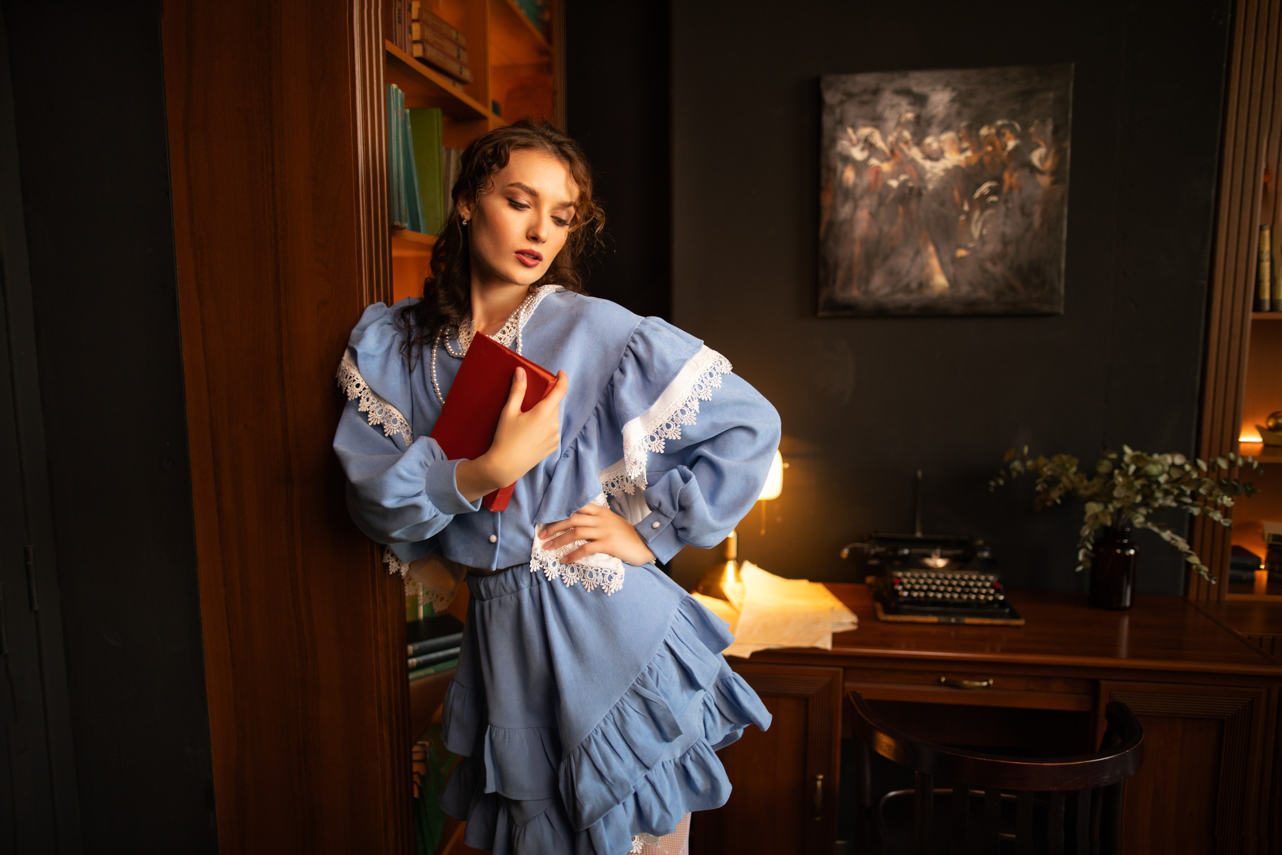 Фотосет с Анастасией в интерьере в формате «Я красивая». Дмитрий Шульгин, портретный фотограф в Воронеже