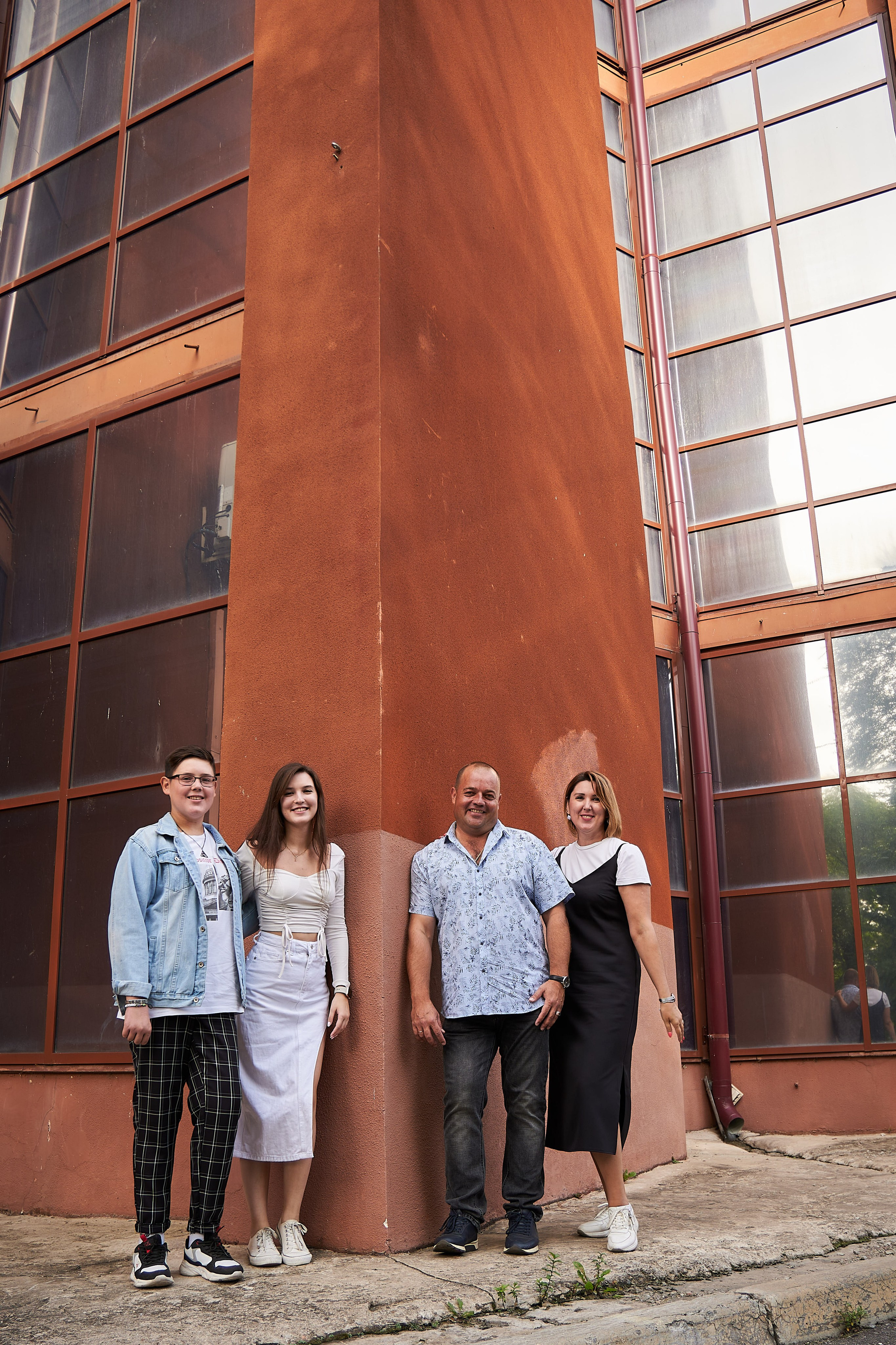 Прогулка с семьёй. Анна Катасонова