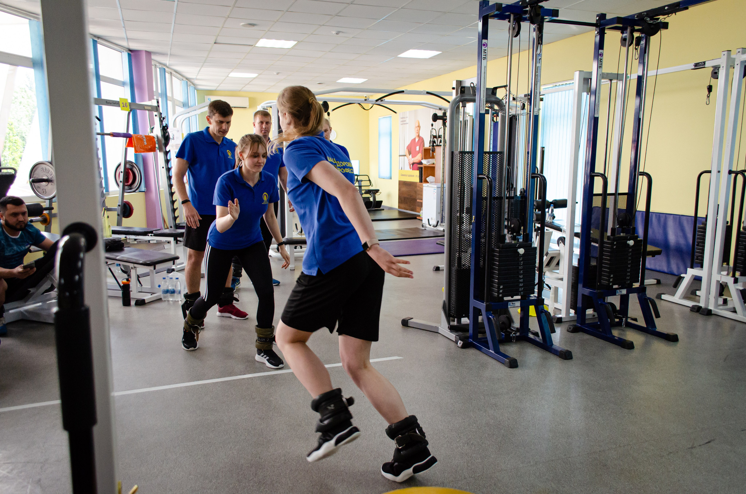 Медицинское спортивное мероприятие. Фотограф