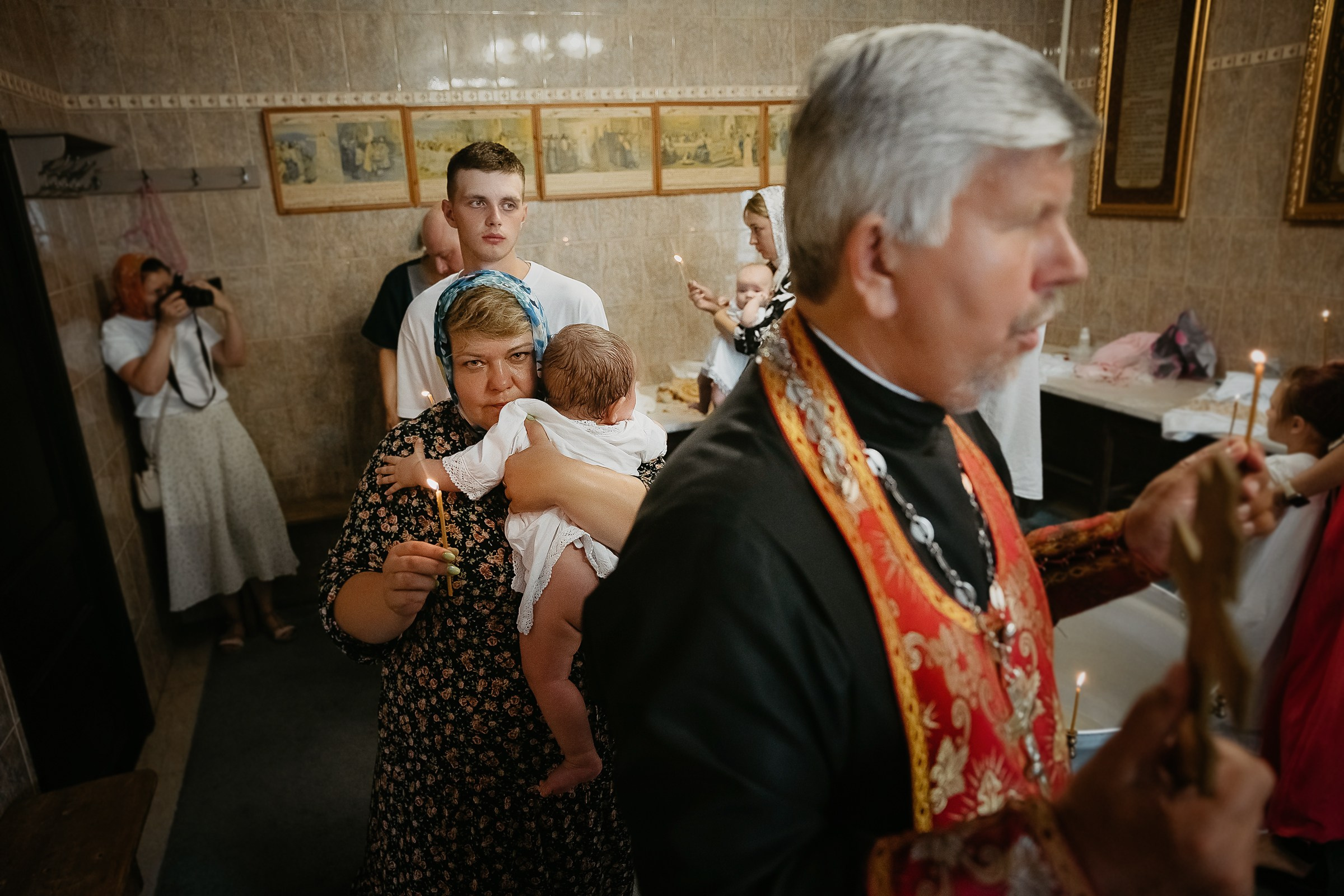 Крещение Мирославы. Семейный и свадебный фотограф в Москве Леванова Александра