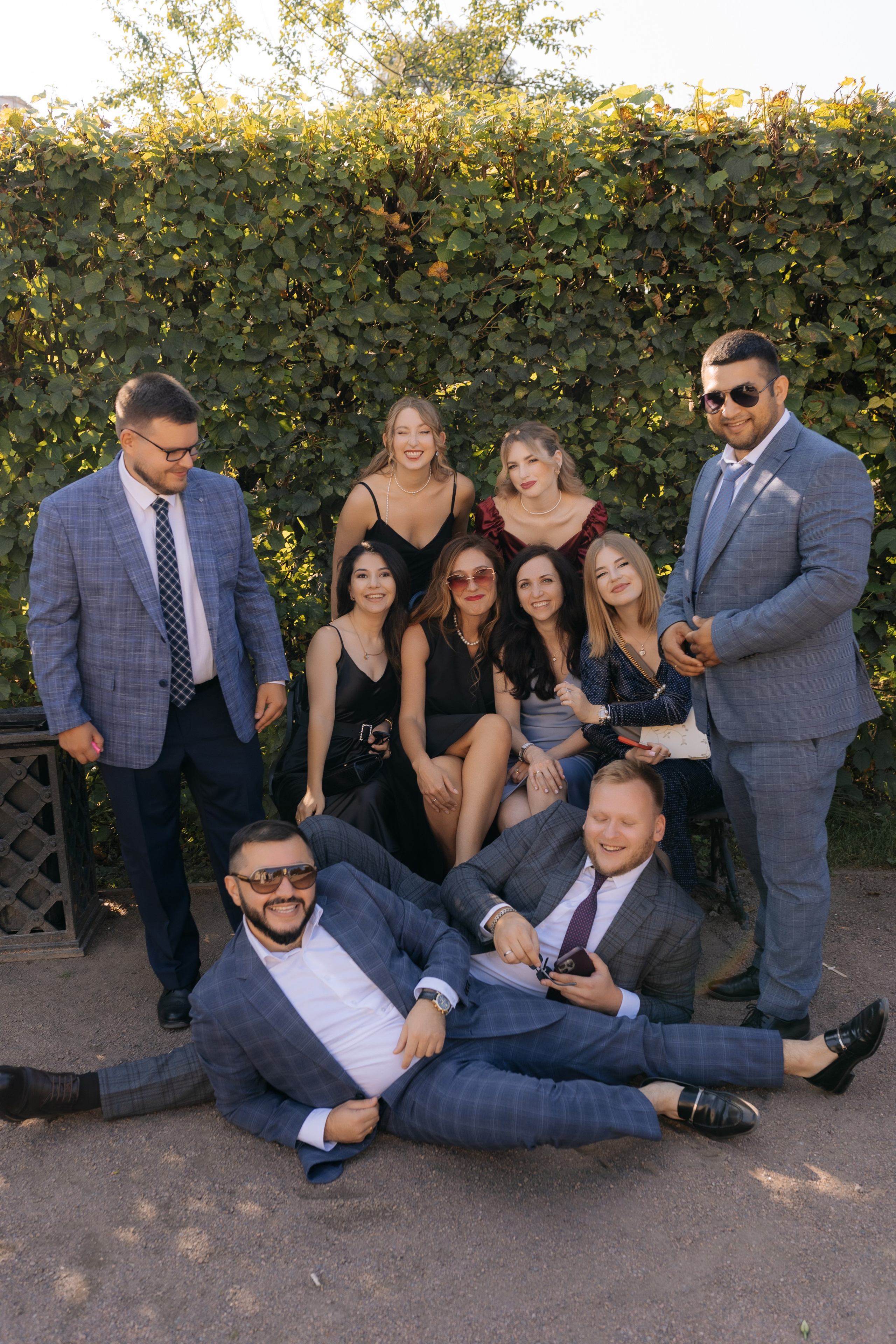 Свадебная фотосессия в Москве, парк Кусково. Свадебный фотограф в Москве Анна Полушина