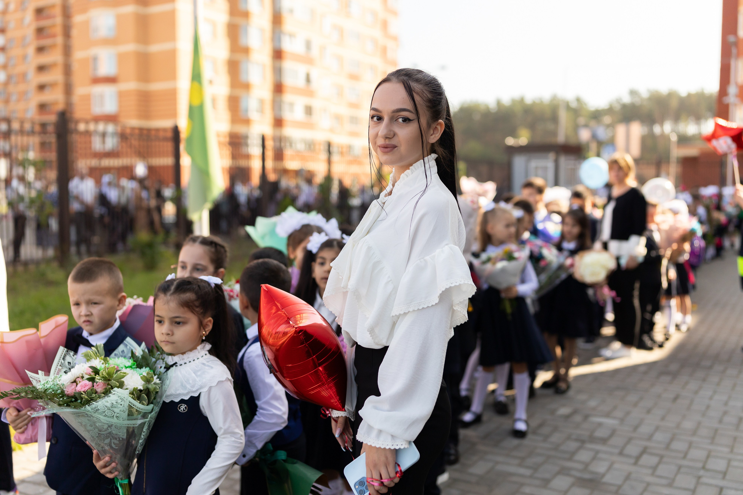 Линейка 1 сентября. Профессиональный Фотограф в Москве Андрей Славнов