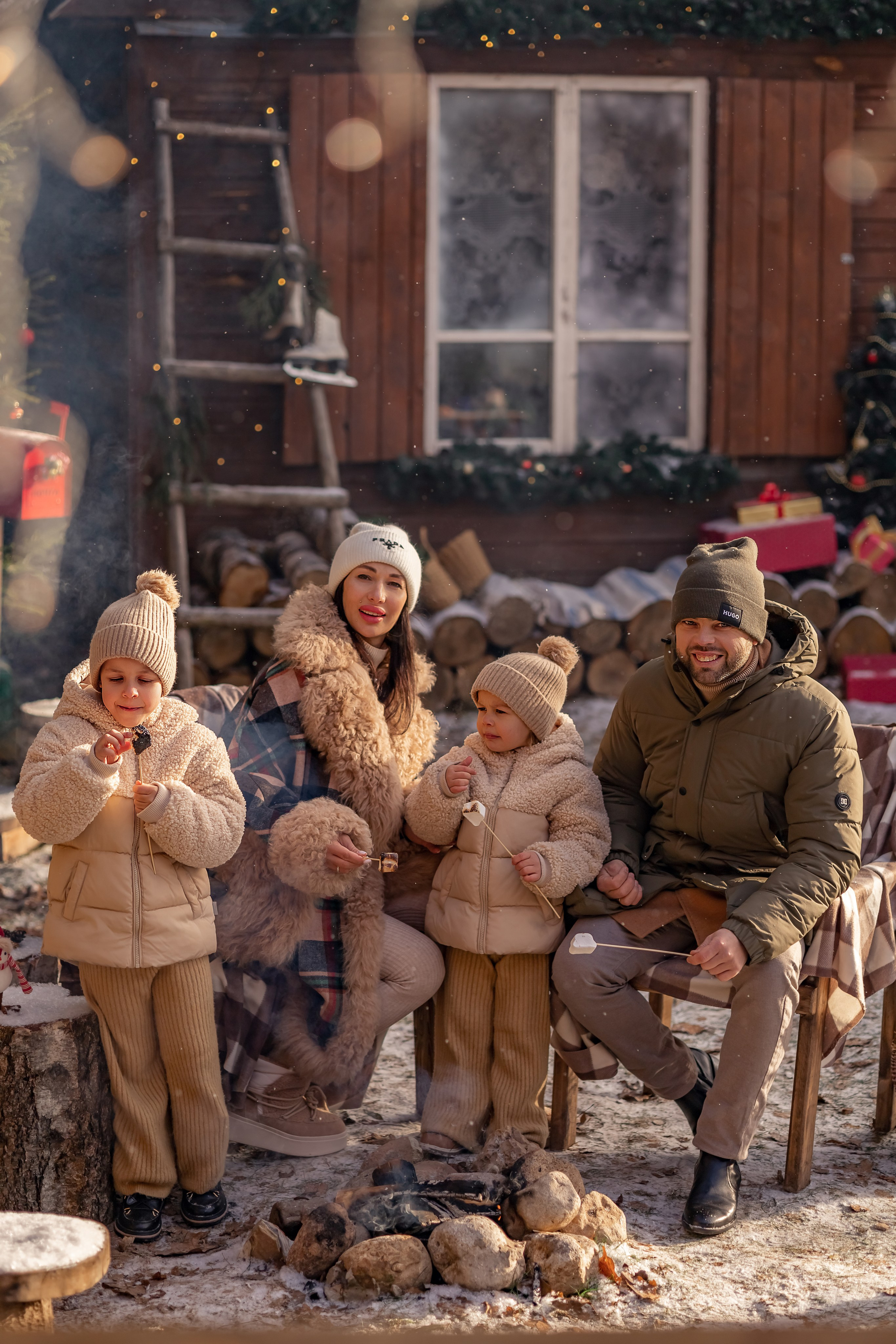 Новый год на фотодаче. Семейный и детский фотограф в Москве Анна Чертополох