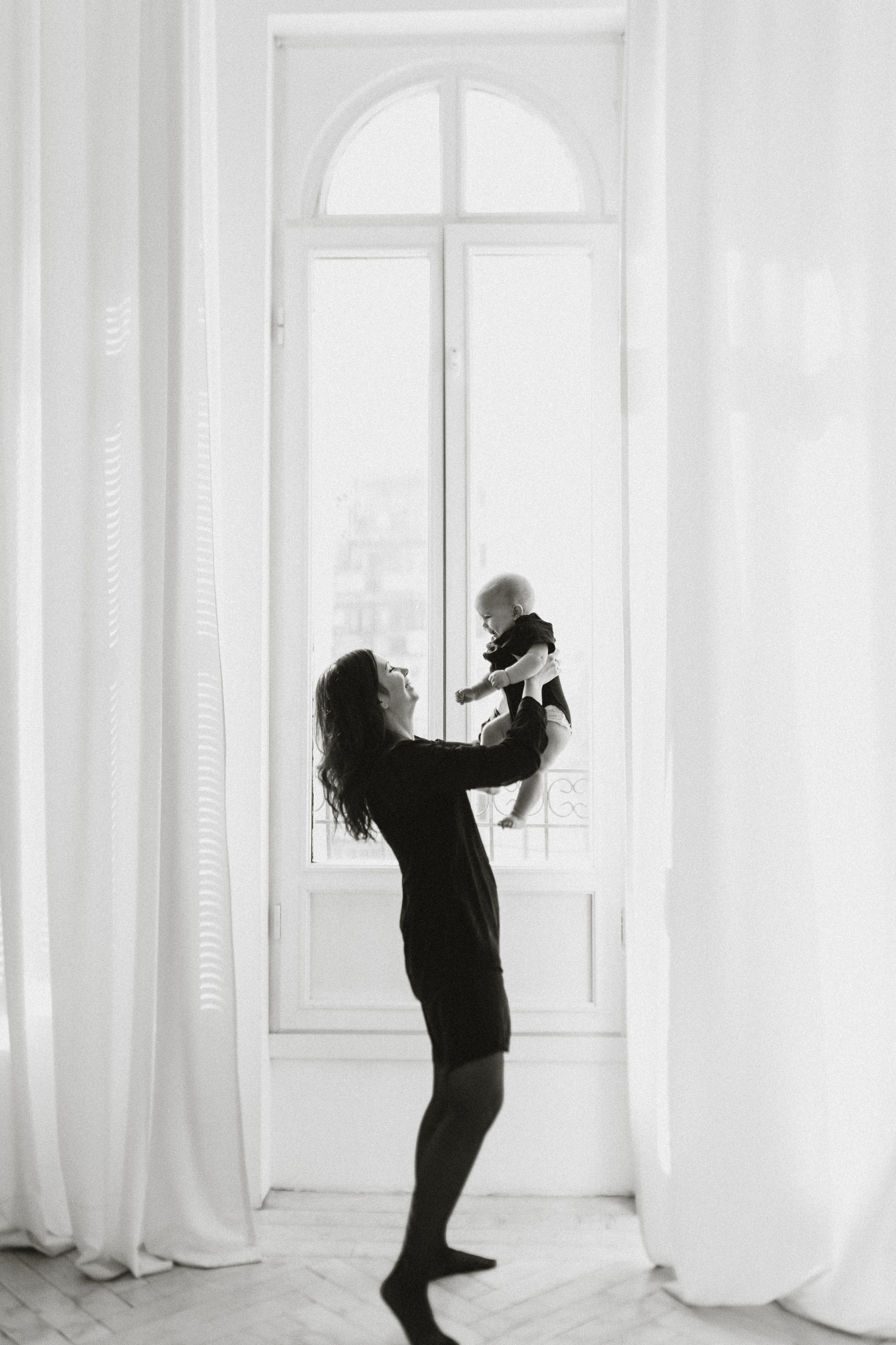 Фотосессия мама с малышом в студии. Семейный фотограф Екатеринбург Черепанова Олеся