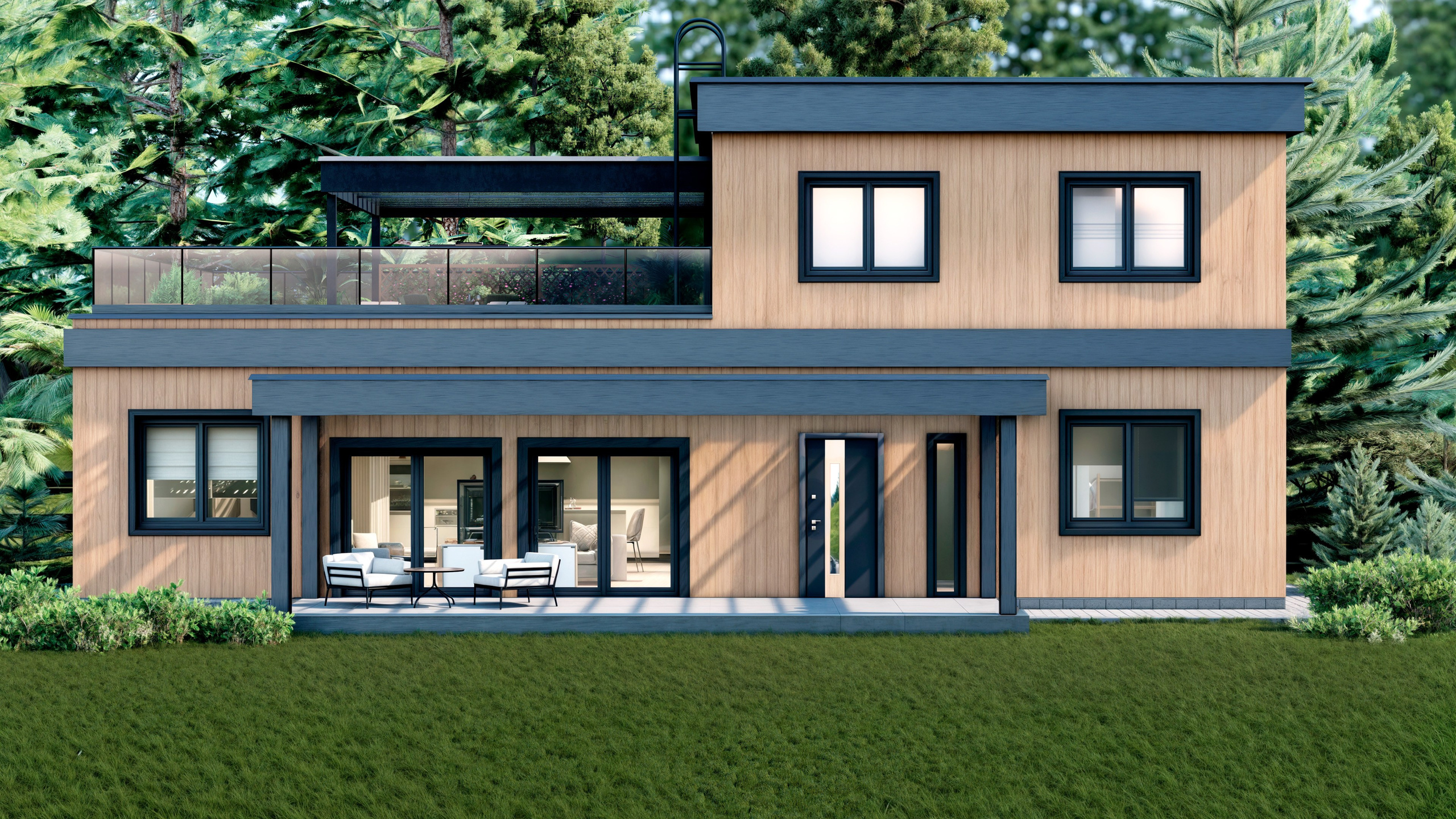 Жилой дом двухэтажный. Главная