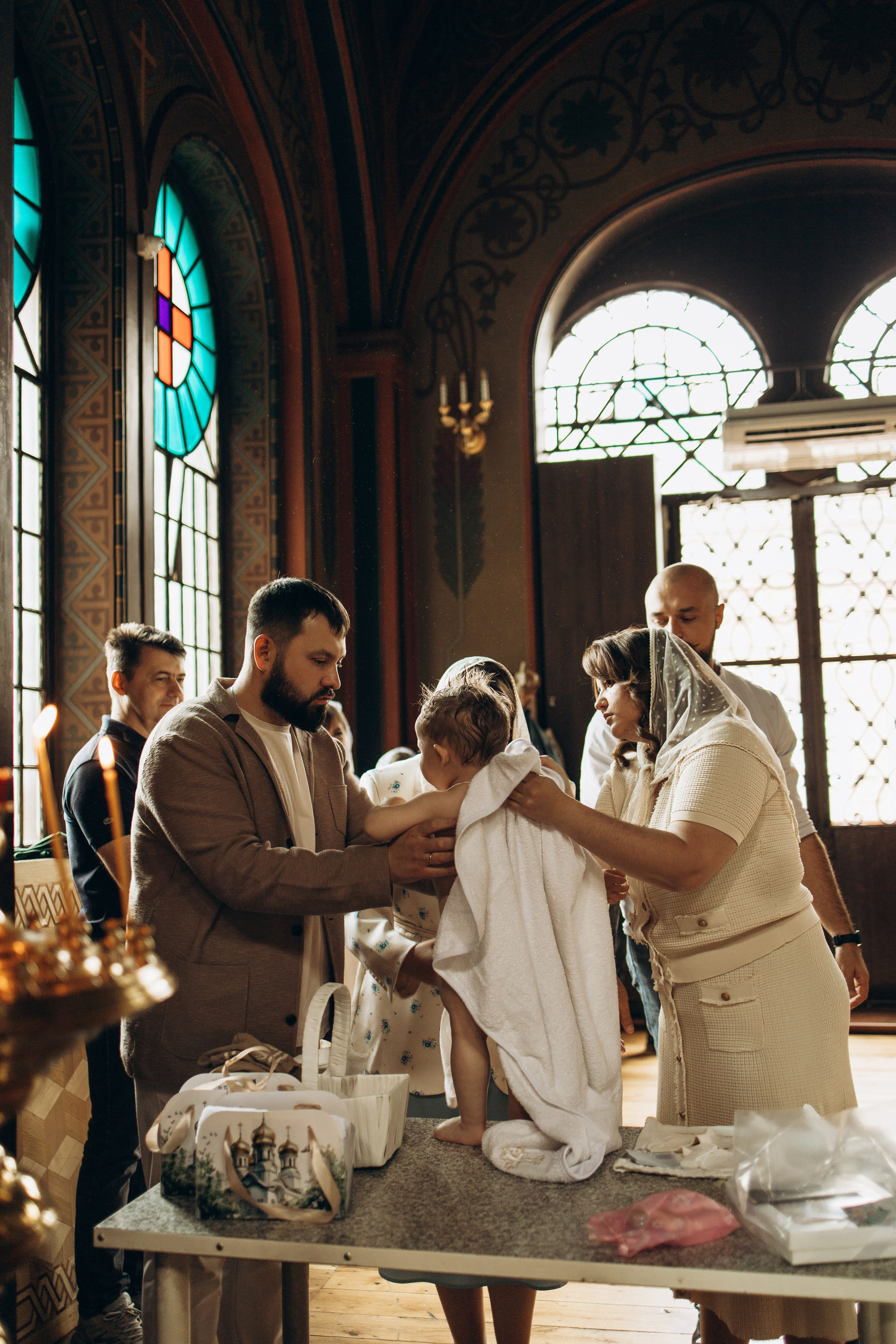 Таинство крещения Матвея. Самый теплый фотограф в Краснодаре Рябоконь Ксения
