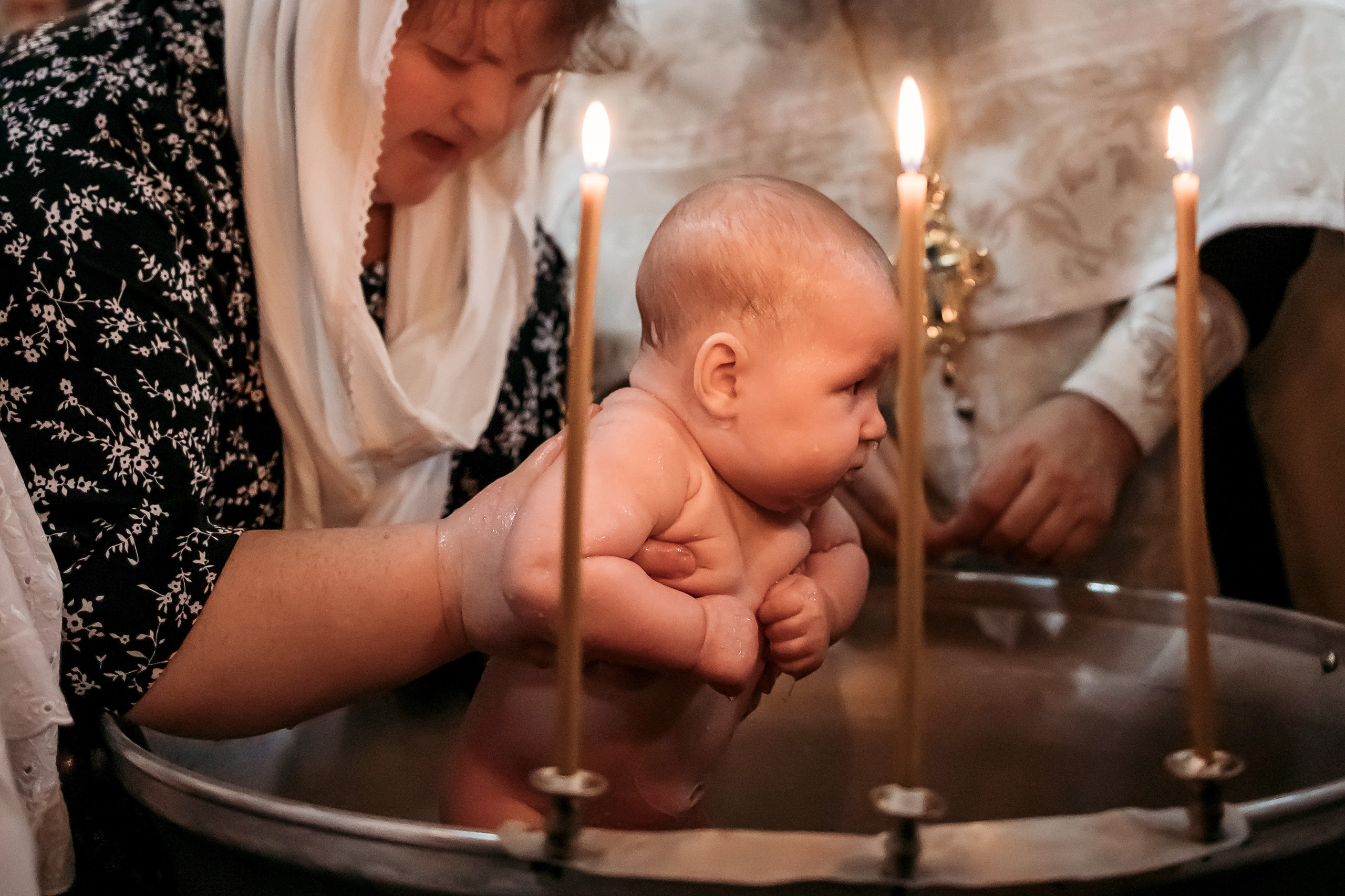Крещение Вали. Семейный фотограф и видеограф Попова Юлия