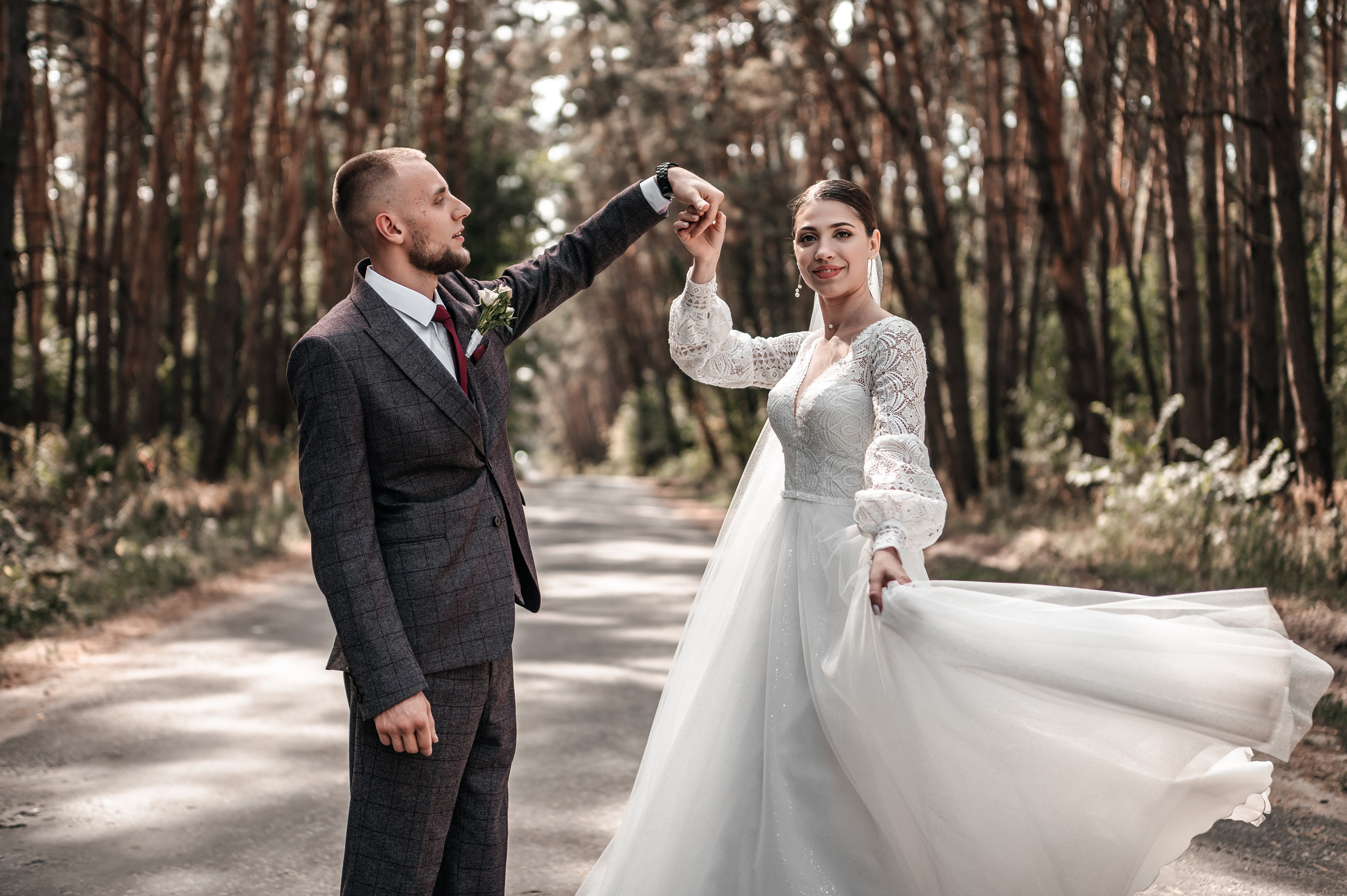 Максим и Наталья. Сборы, прогулка. Фотограф Екатерина Бочарникова