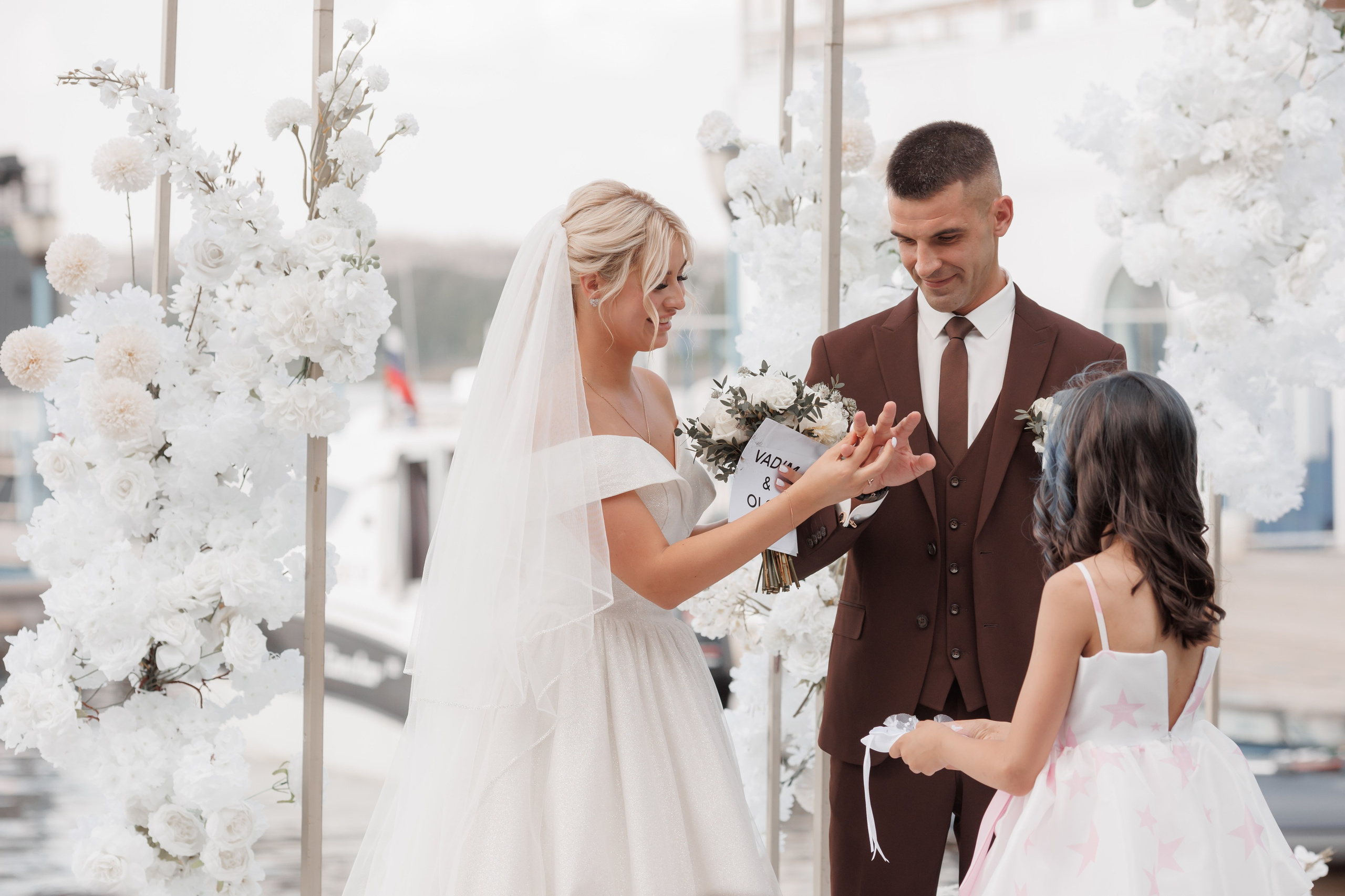 Ольга и Вадим, яхт-клуб «Портофино». Свадебный и репортажный фотограф (Москва, Королев и другие)