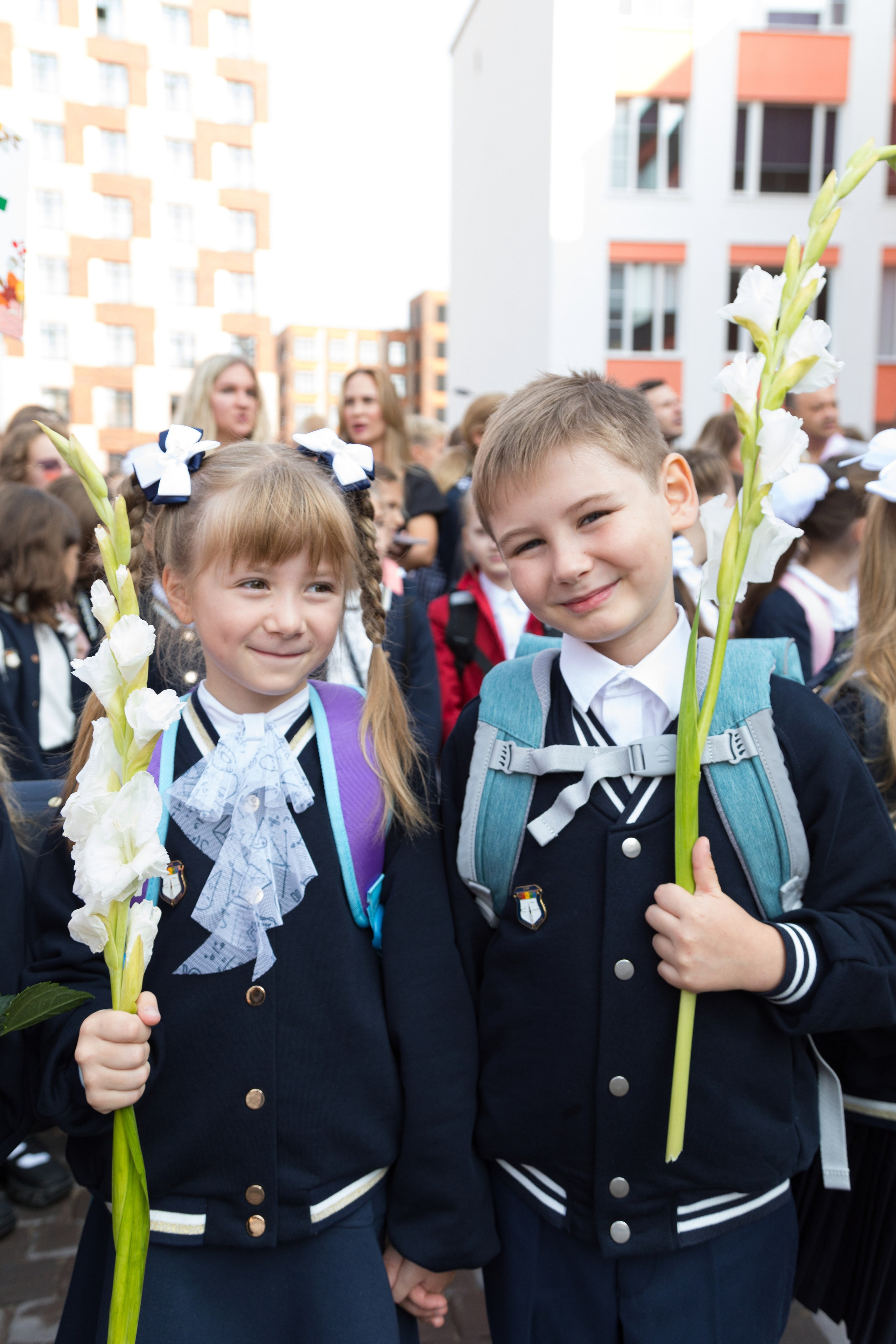 Линейка первоклассников. Детский и контент фотограф Надя Волкова Санкт-Петербург