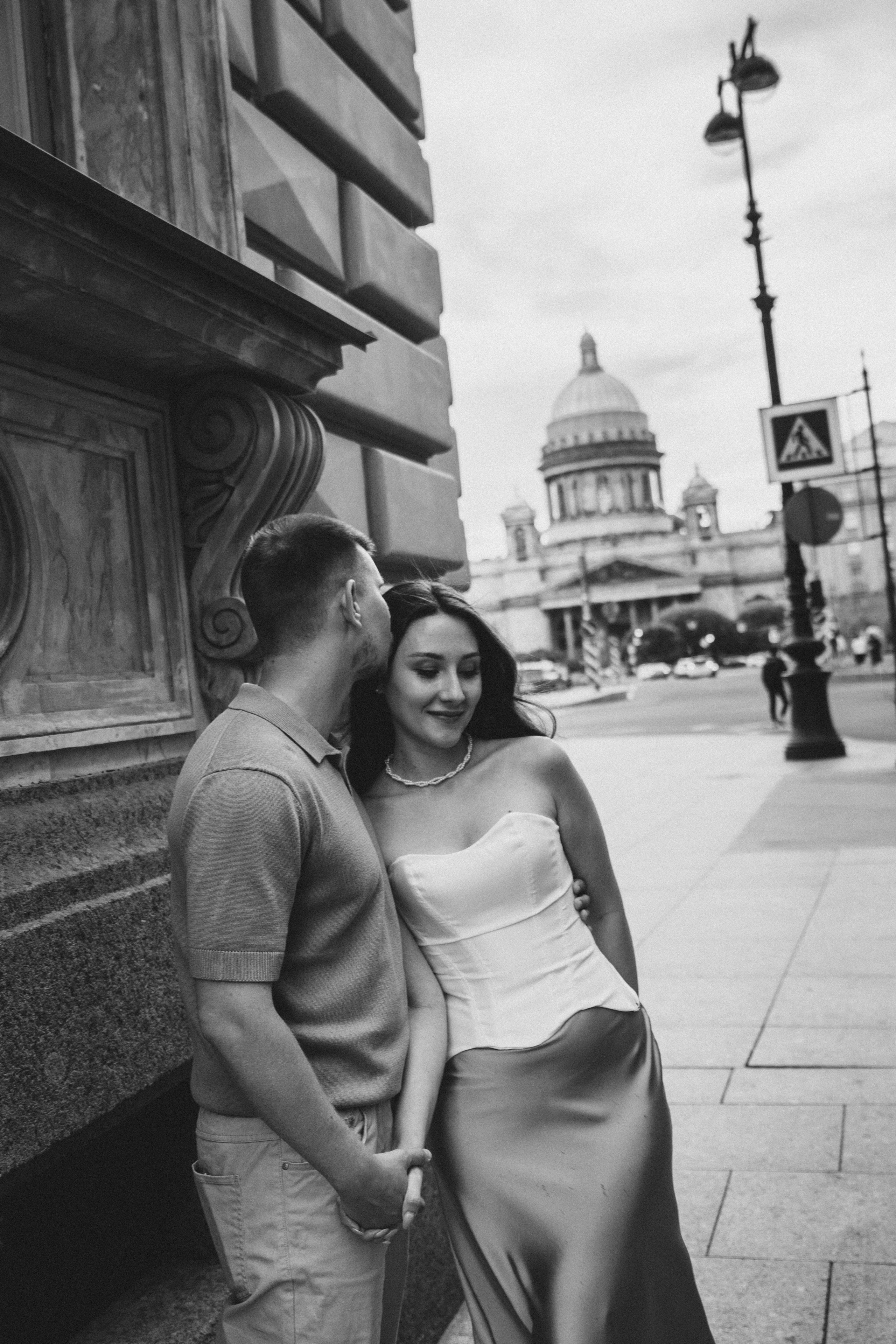 Love Story на Исаакиевской площади. Портретный фотограф в Санкт-Петербурге Наталья Родионова