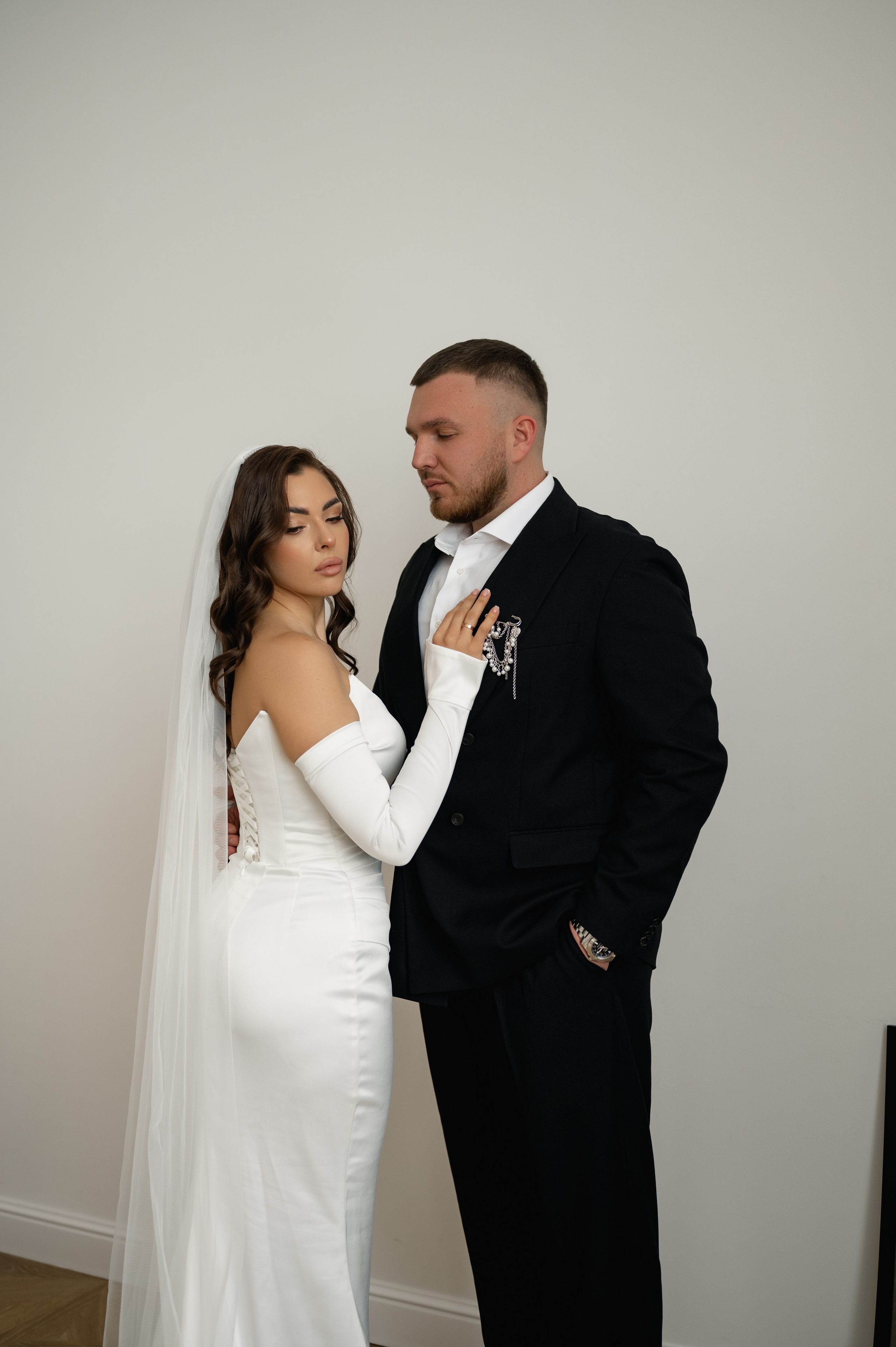 Свадебная фотосессия в студии. Свадебный и семейный фотограф в Краснодаре Алина Мельник