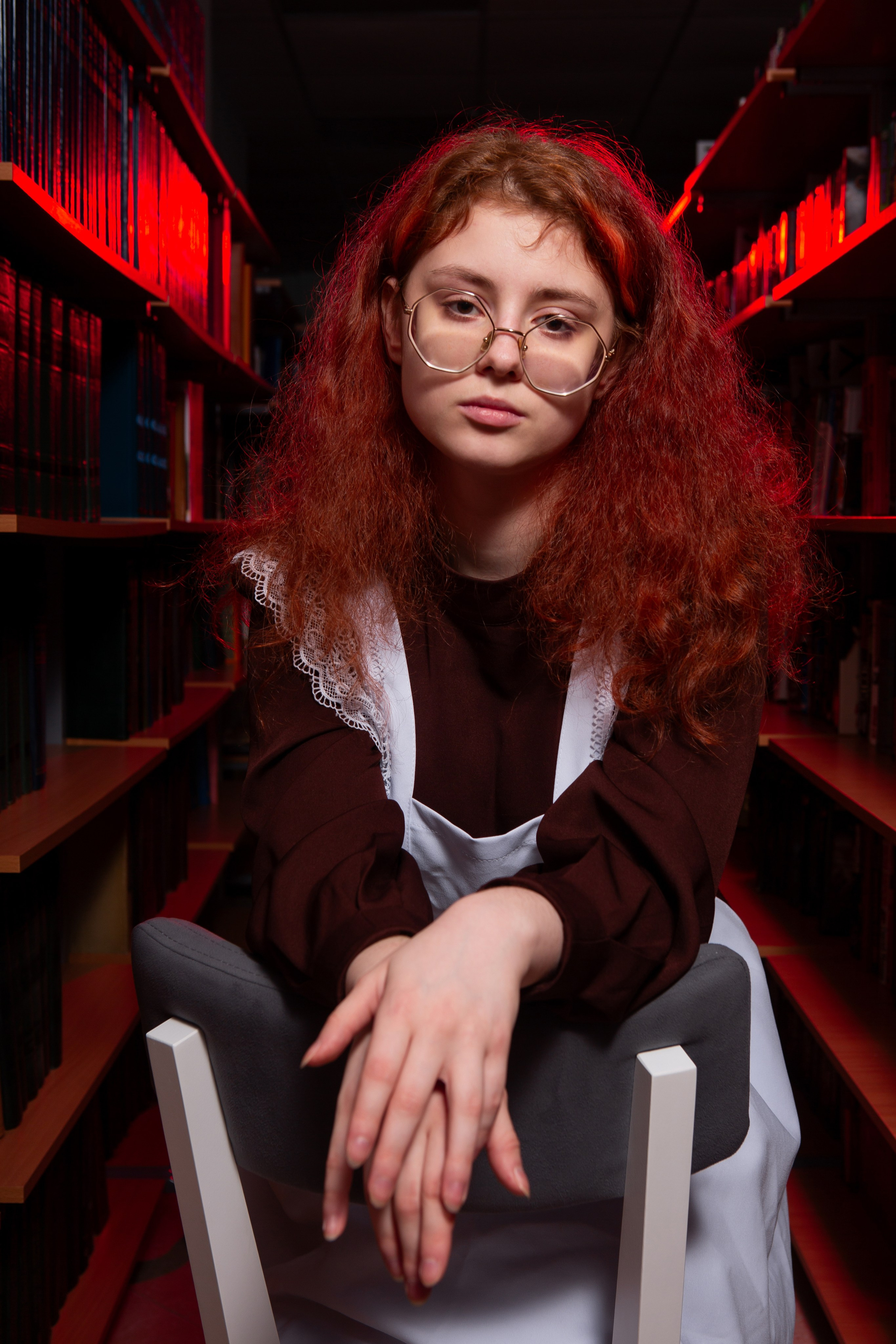 Съемка в библиотеке для 11 класса #1. Профессиональный фотограф в Мценске и Орловской области