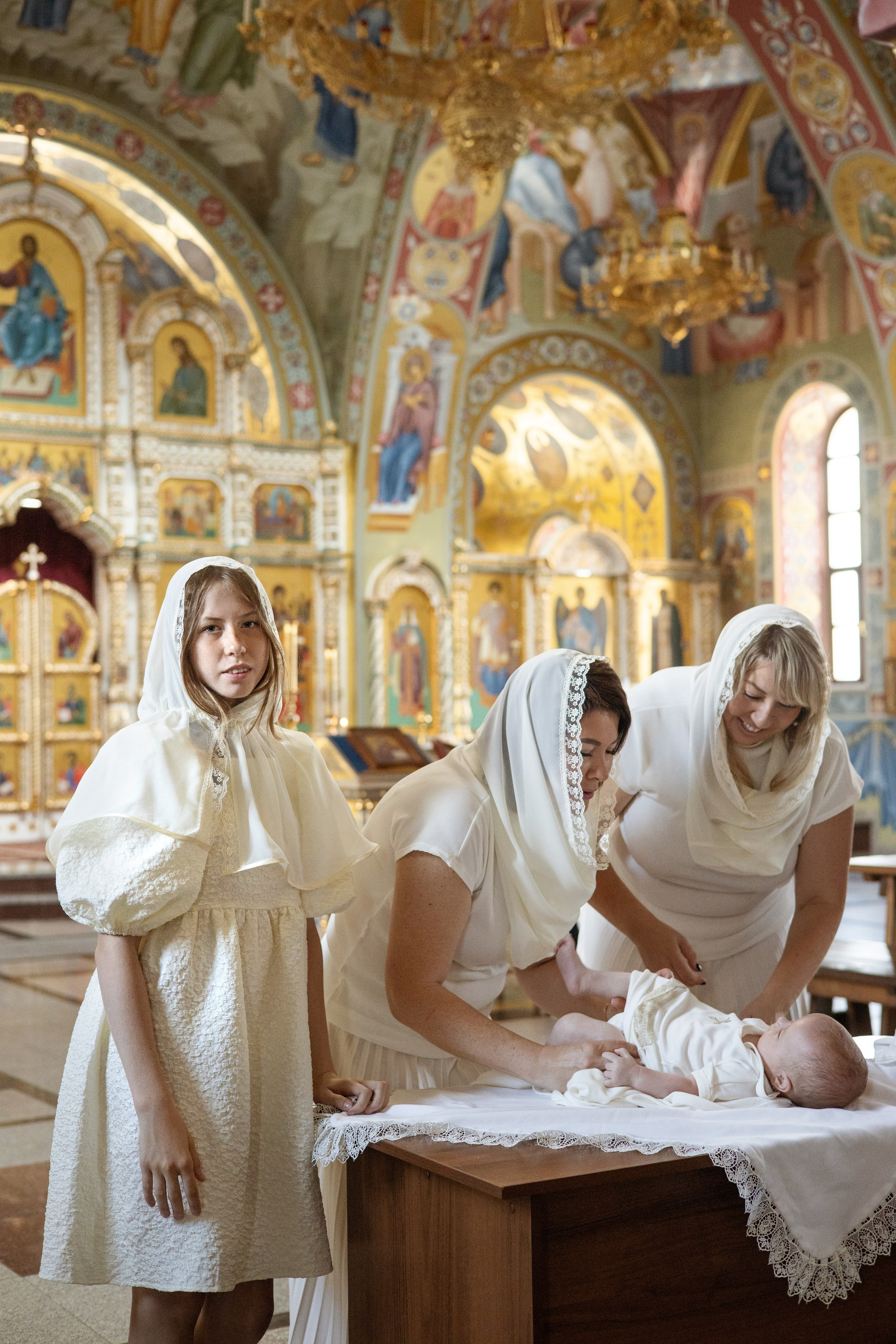 Съемка Таинство Крещения. Фотограф новорожденных Воронеж