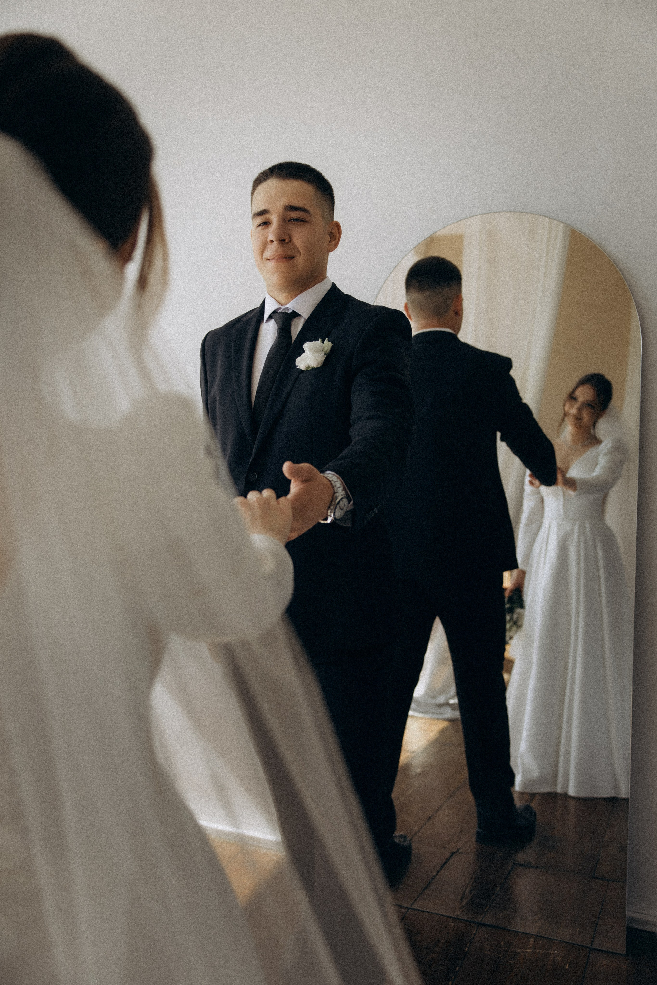 Свадебная фотосессия в фотостудии Пензы для Виктории и Михаила