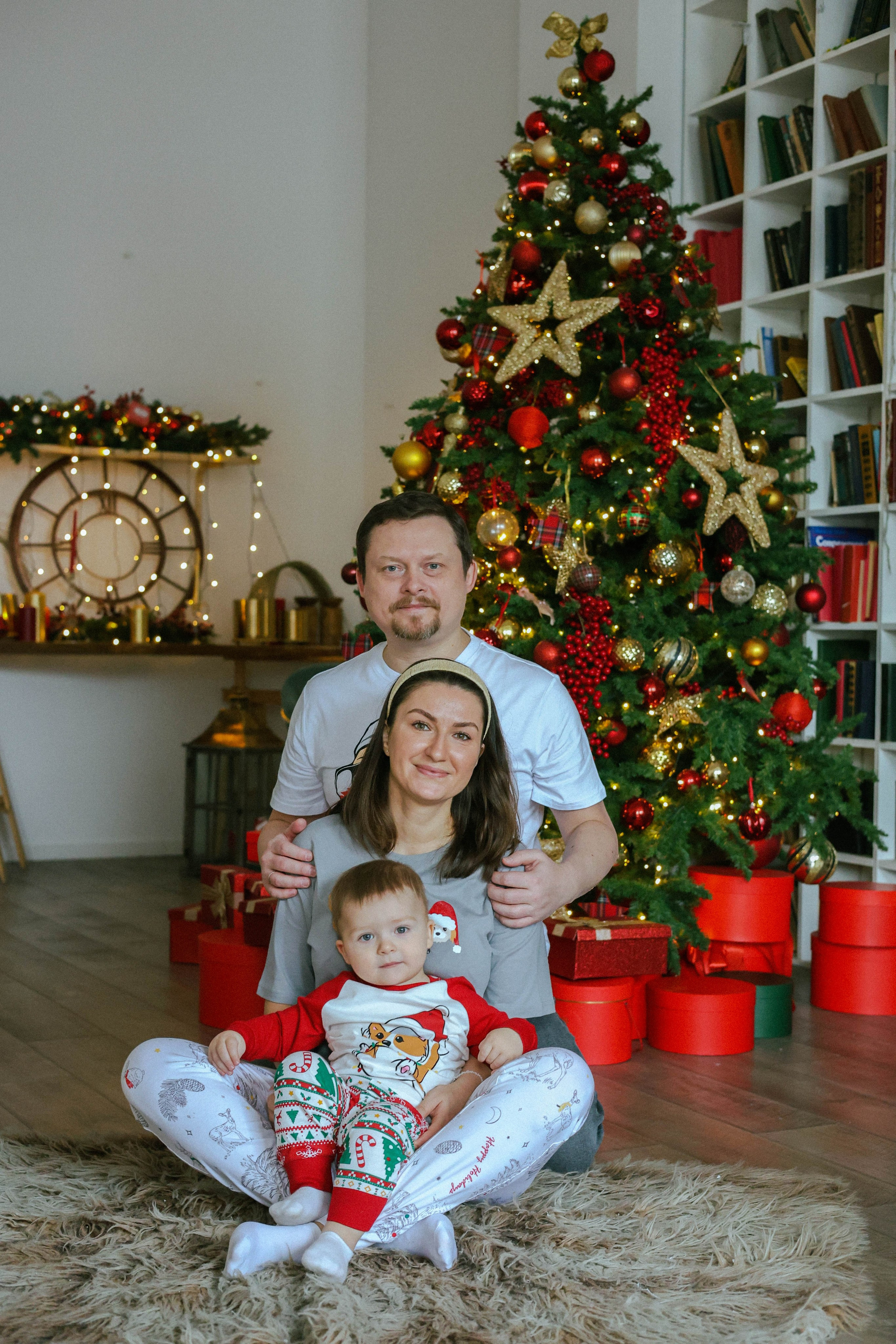 Новогодняя история «Анастасия и ее семья». Фотограф в Москве Анастасия Калинина