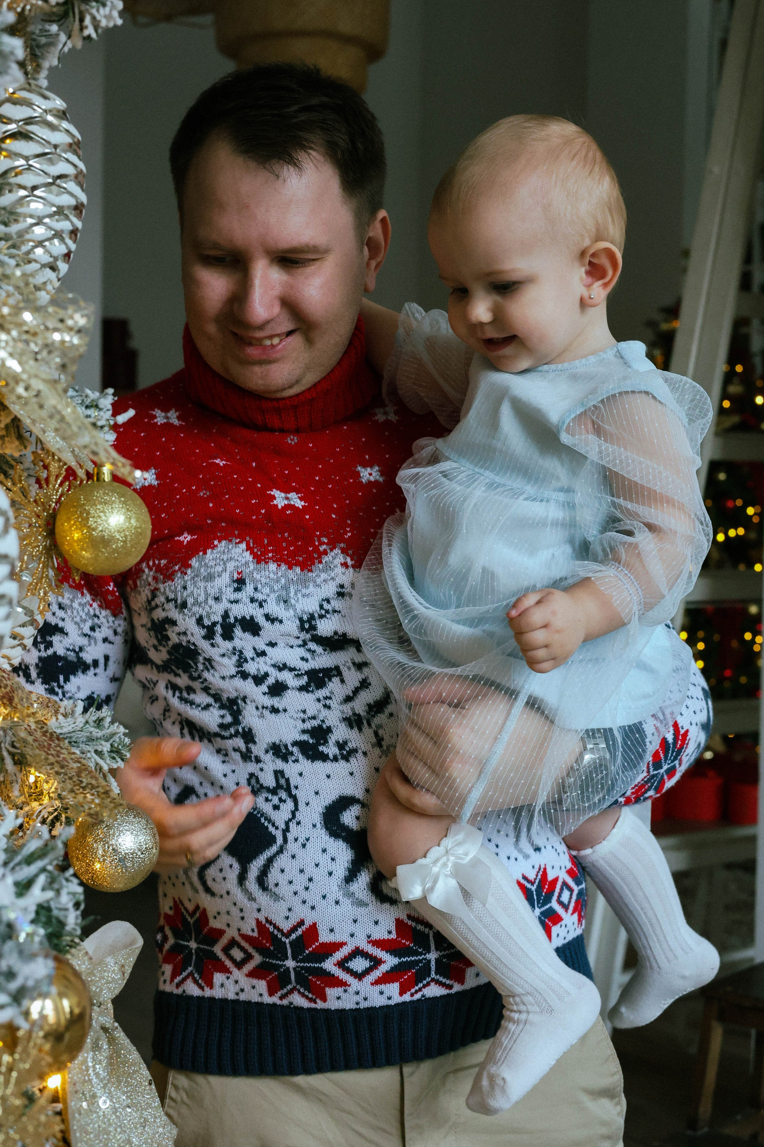 Новогодняя история «Ирина и ее семья». Фотограф в Москве Анастасия Калинина