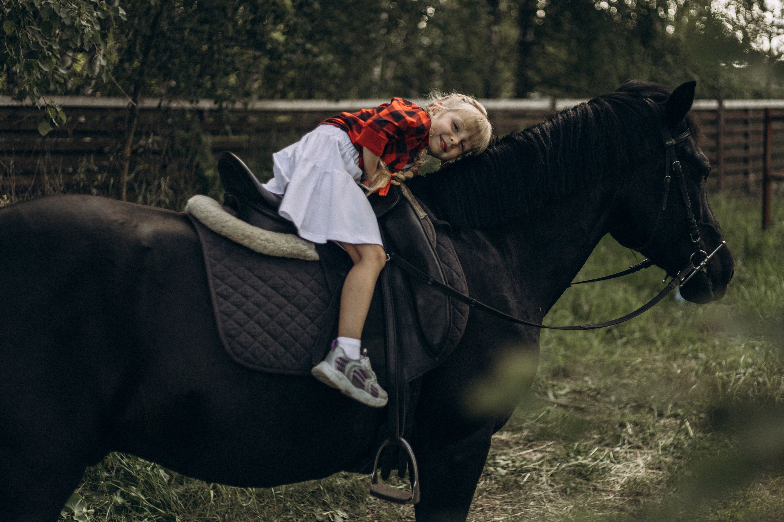 Семейная прогулка с лошадкой. Семейный и детский фотограф в Рязани Васюгова Мария