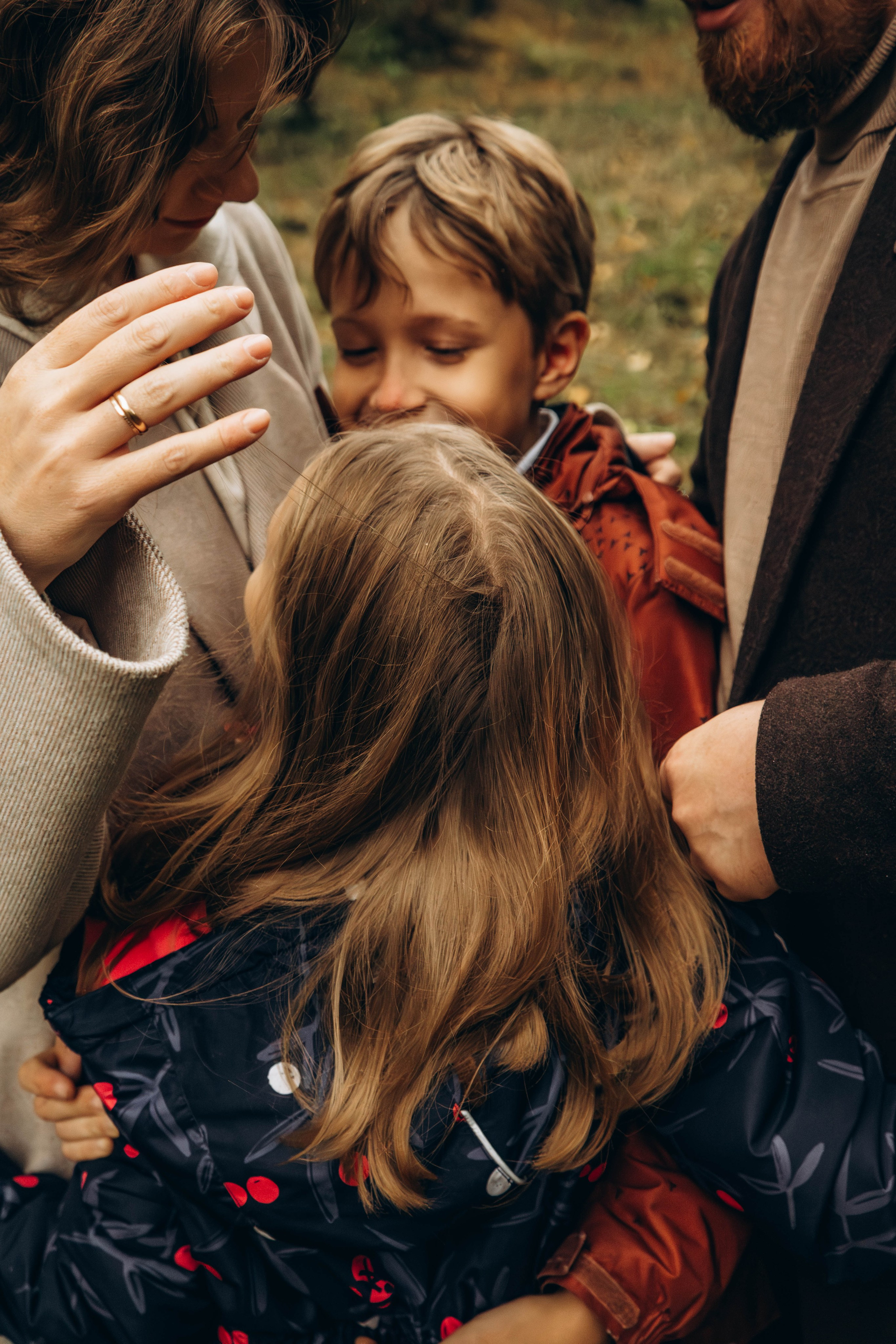 Осенняя семейная съемка в парке Царицыно. Фотограф Москва Валерия Веденина
