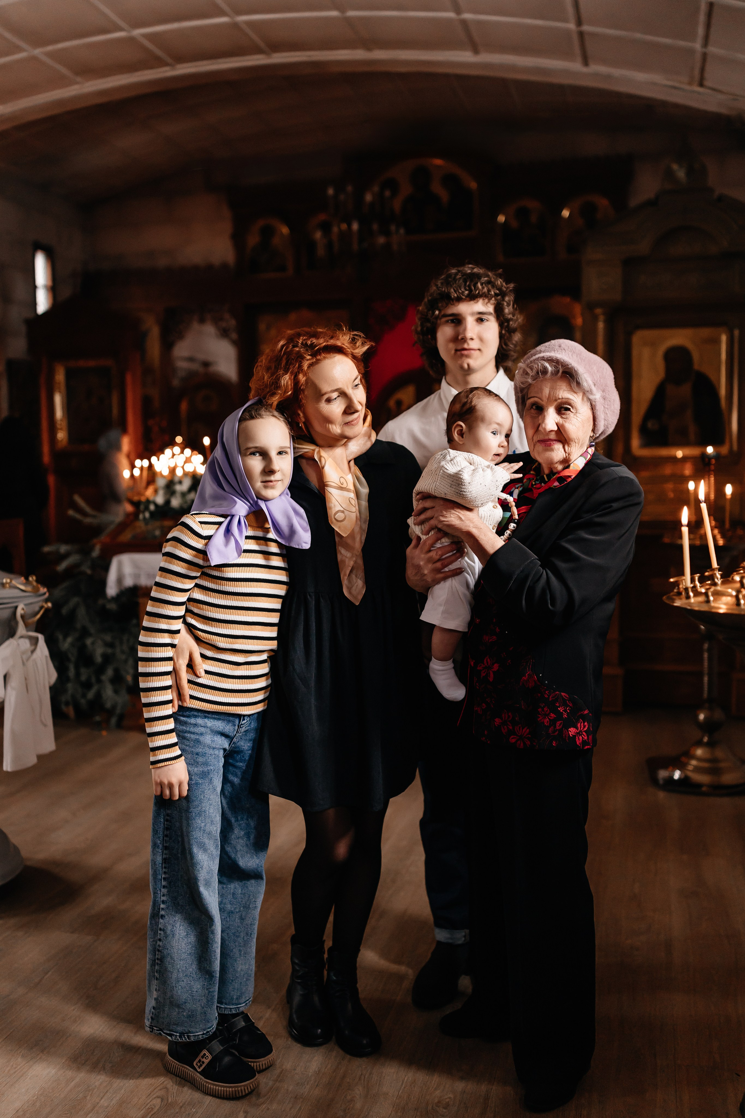 Крещение Артема. Семейный фотограф Минск Усова Ольга