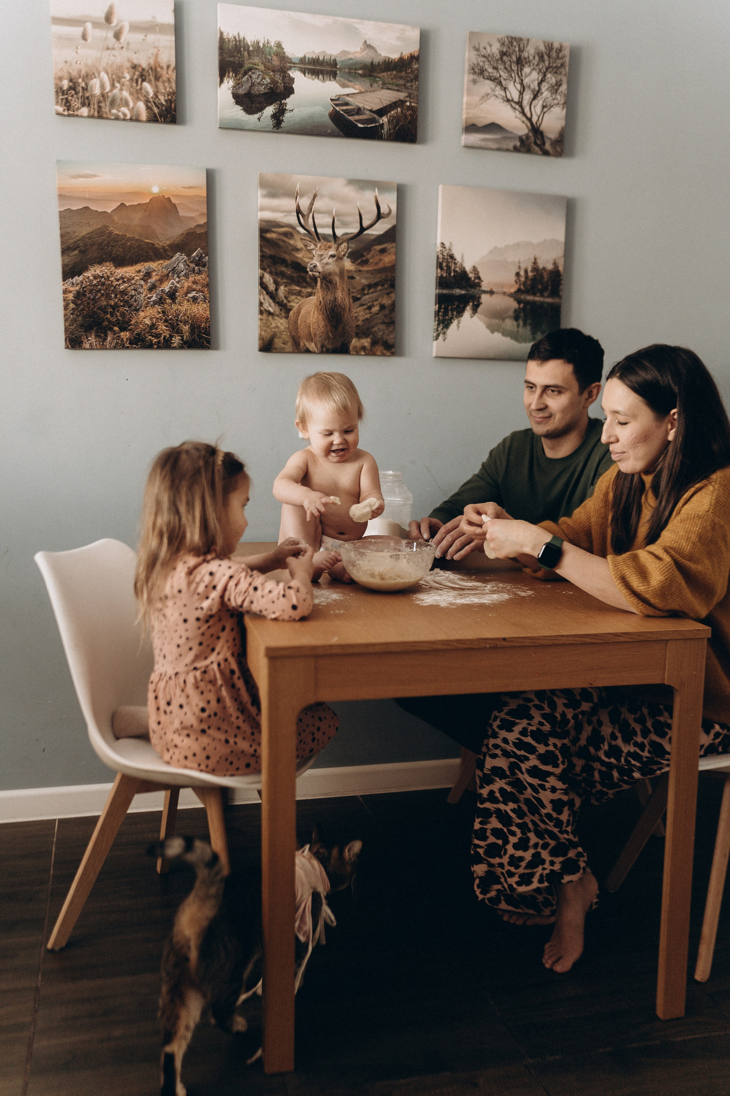 Роззи, Майкл, Лира и Яна. Семейный и домашний фотограф в Уфе Ирина Гарасюта