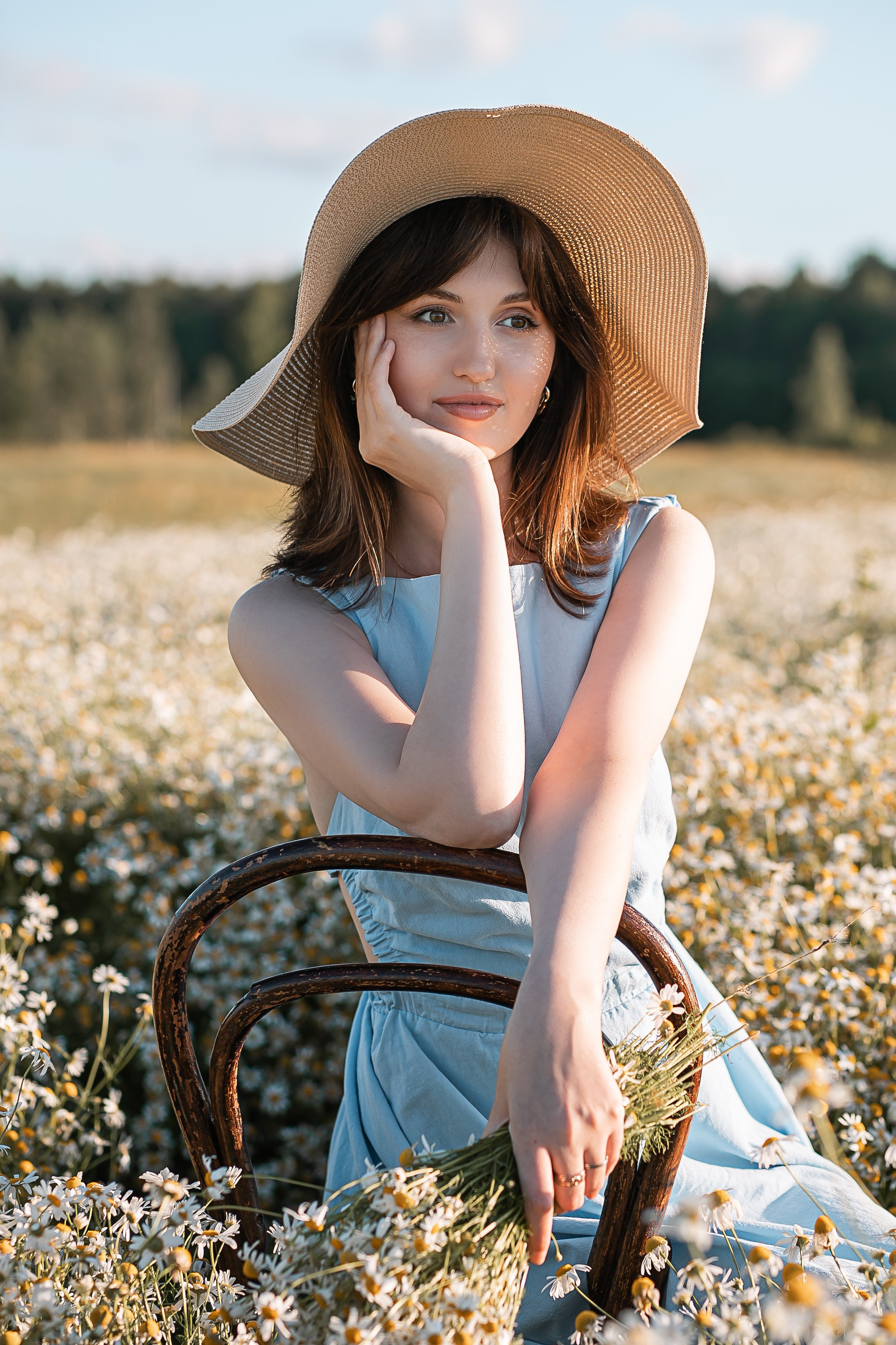 Оксана. Фотодень в ромашках. Свадебный и семейный фотограф в Колпино и СПб Юлия Папанова