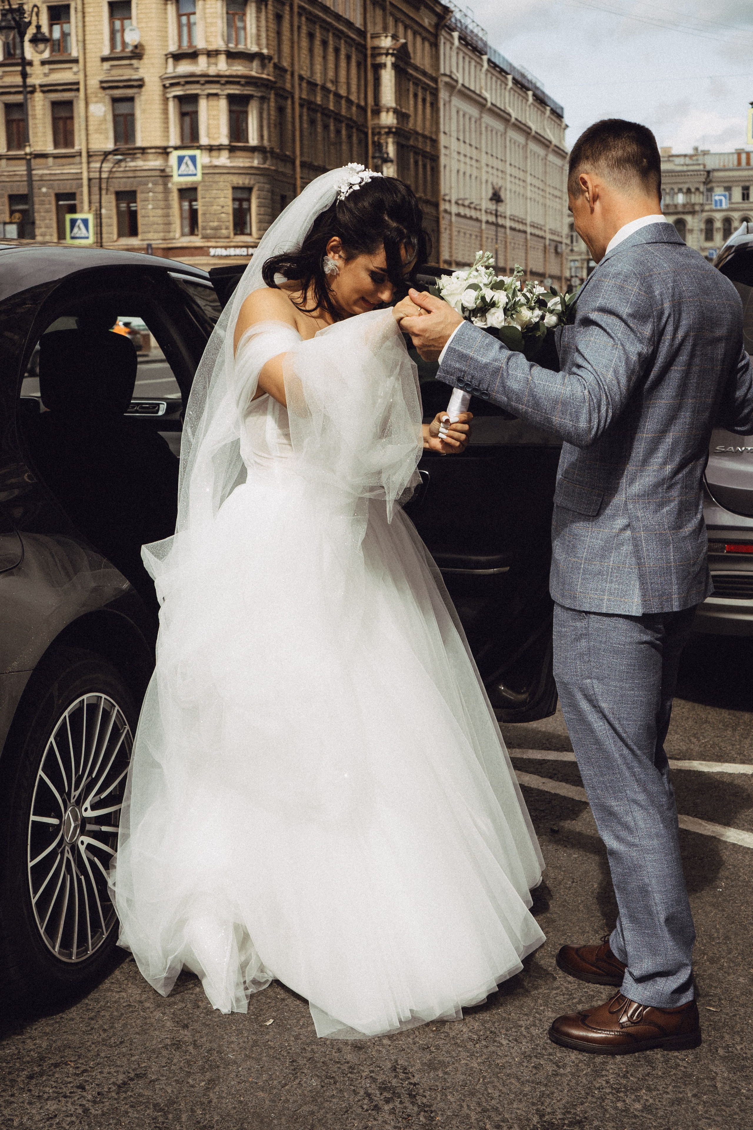 СВАДЕБНАЯ ПРОГУЛКА РЕСТОРАН МЫ ЖЕ НА ТЫ И ФОТОСЕССИИЯ С АВТОМОБИЛЕМ. Профессиональный фотограф, Санкт-Петербург — Виктория Богомолова