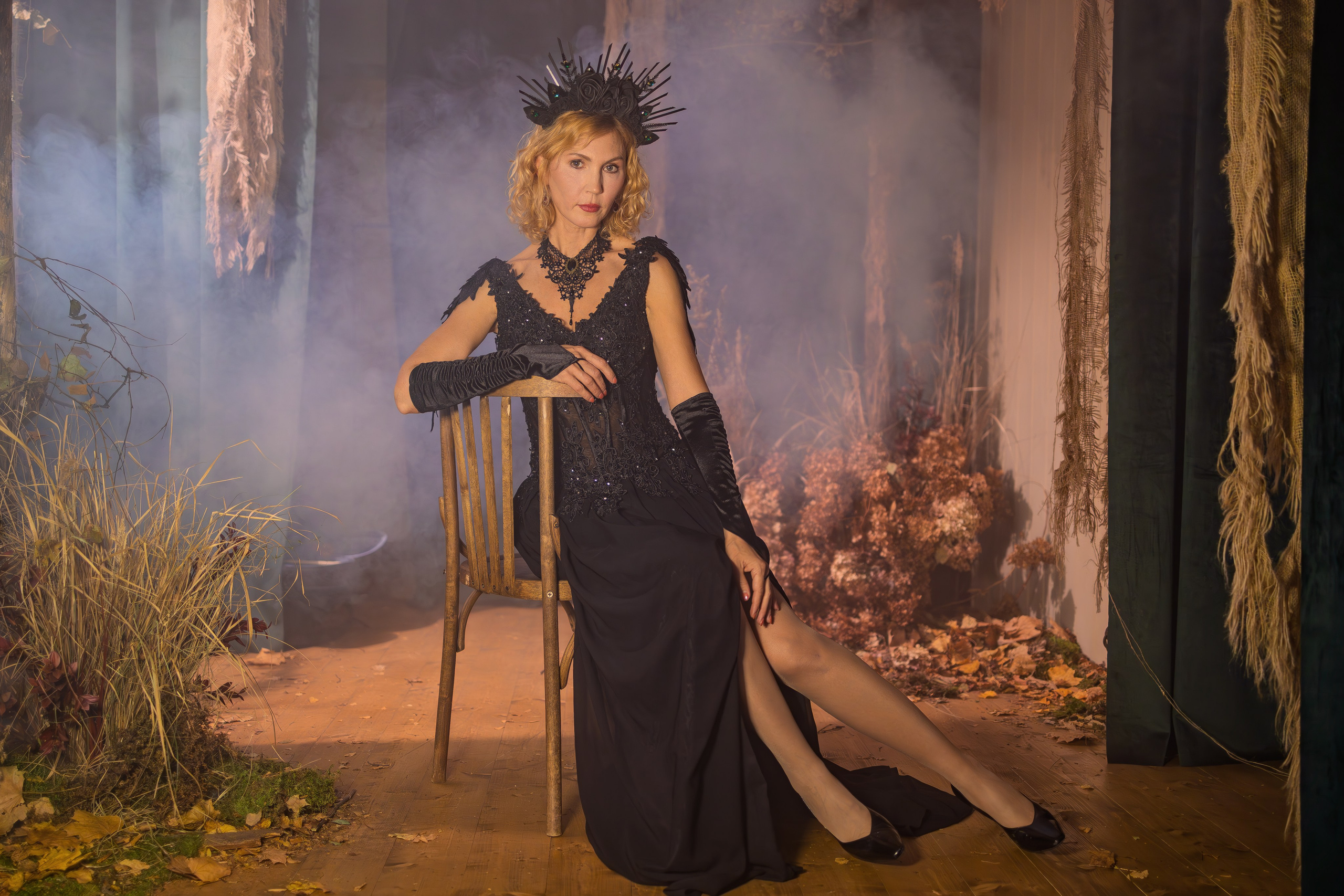 Оксана. Заброшенный театр. Репортажный, семейный и студийный фотограф в Москве Демин Алексей