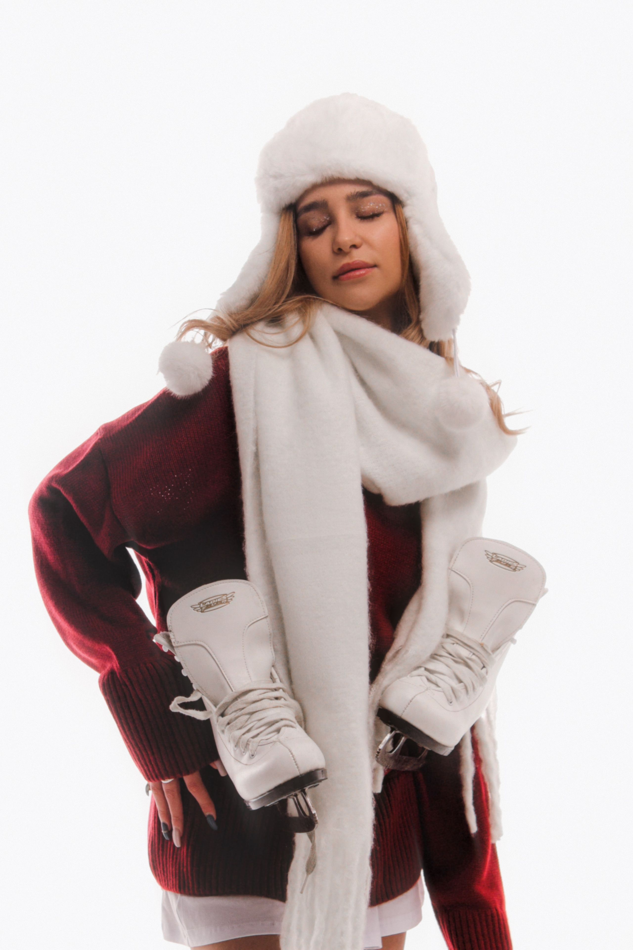 Творческая фотосессия в студии: зимний контент с уникальным стилем. Фотограф в городе Самара. Алёна Пинчук