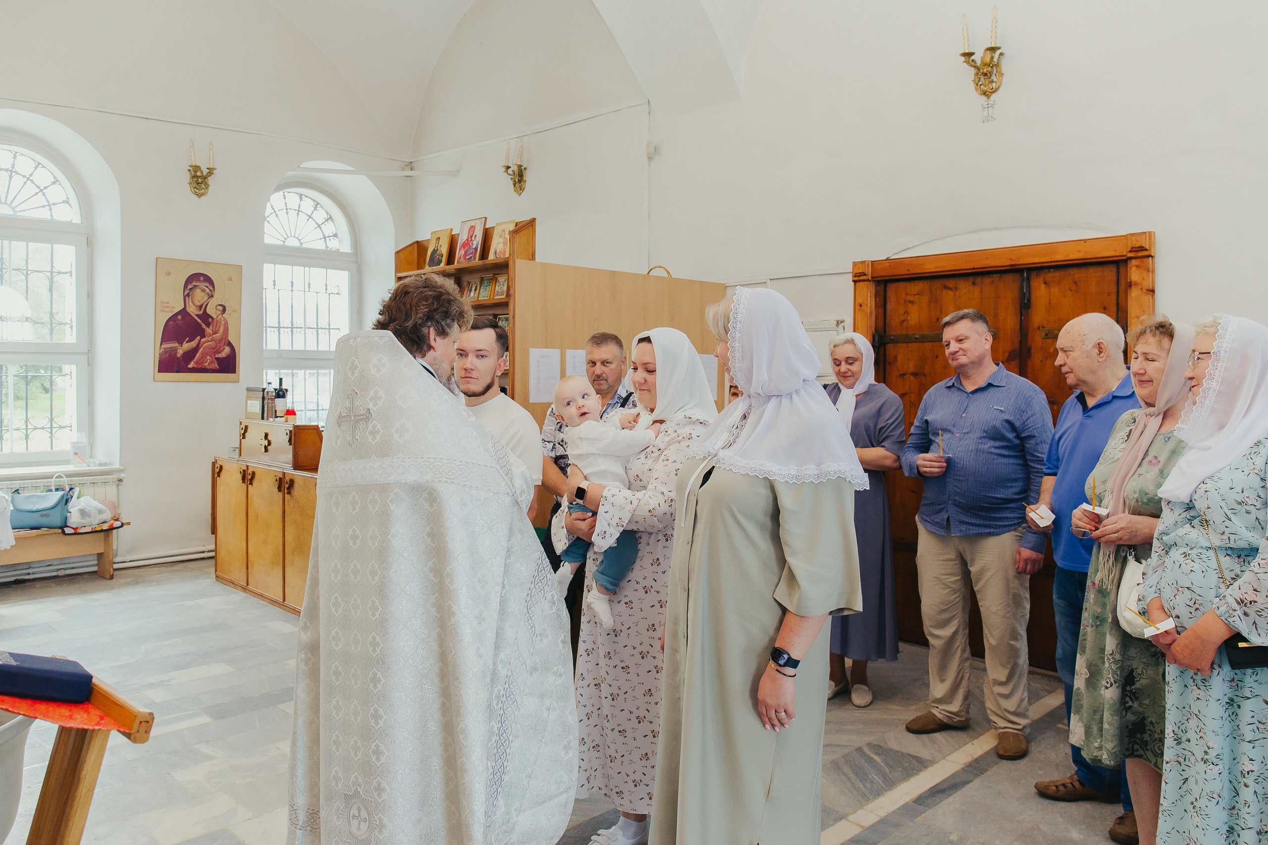 Фотосъемка Крещения в Сергиевом Посаде. Фотограф новорожденных и детский в Сергиевом Посаде Кругликова Юлия