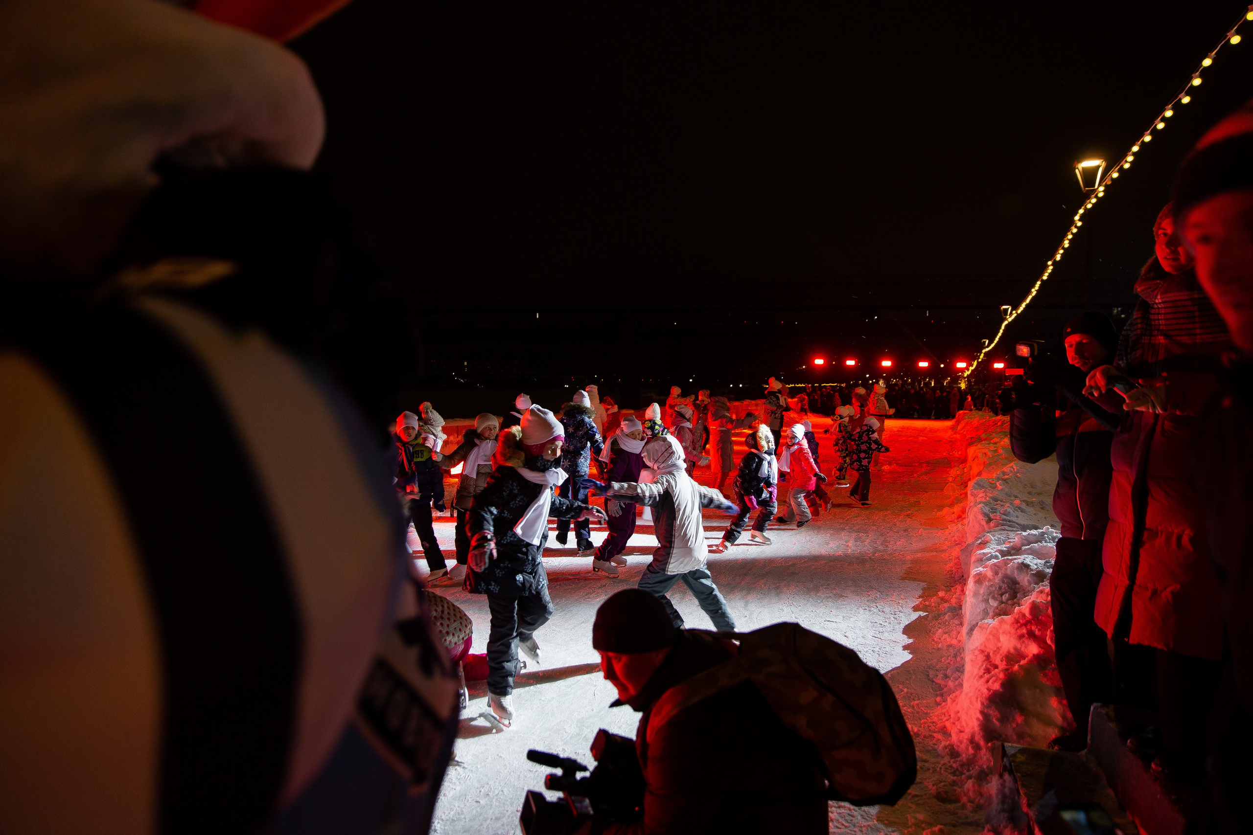 Открытие катка — Набережная Новосибирска. Свадебный Фотограф Илья Чепайкин. Калининград