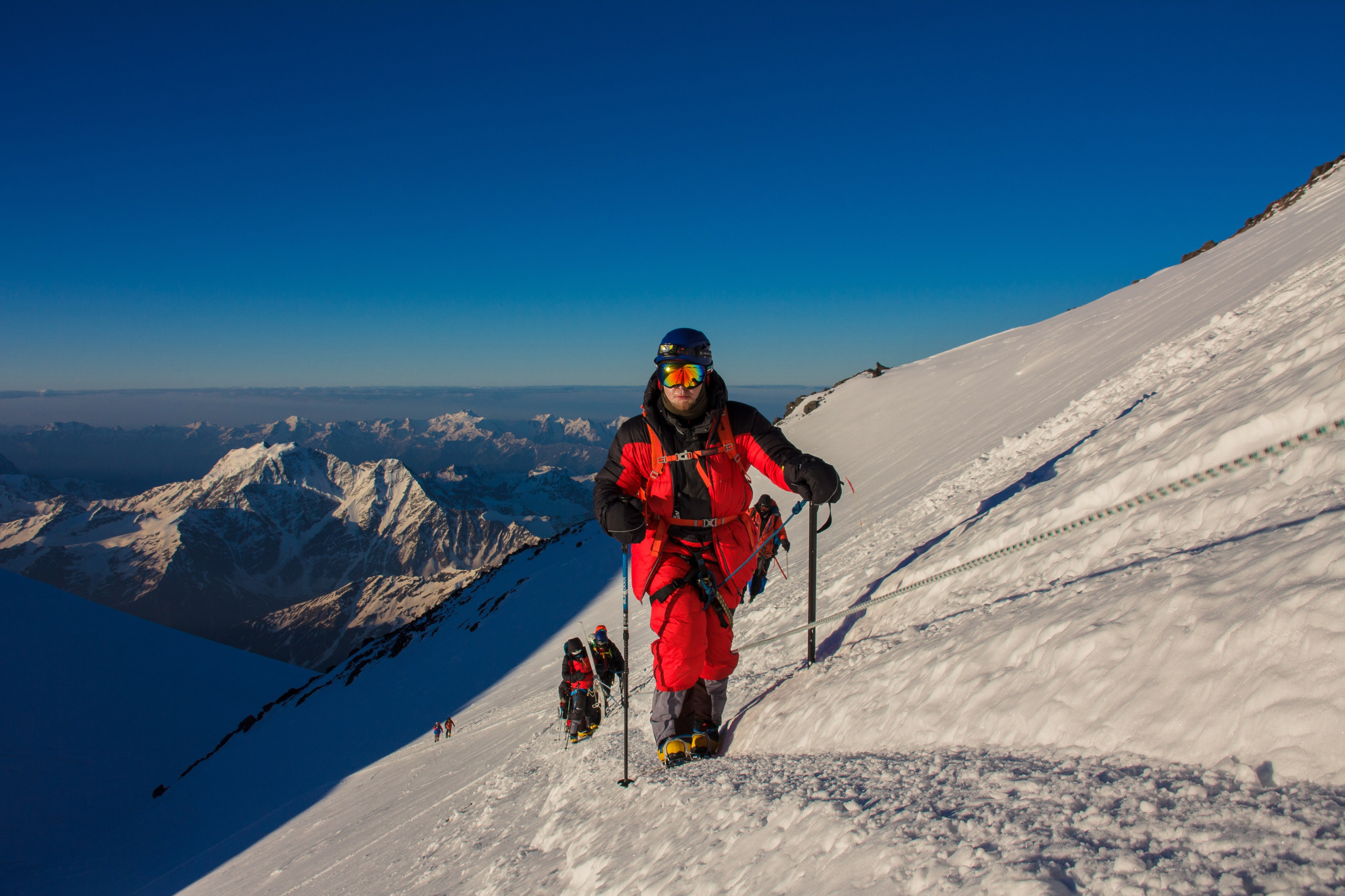 Восхождение на Эльбрус (пример съемки). Фотограф Котий Даниил