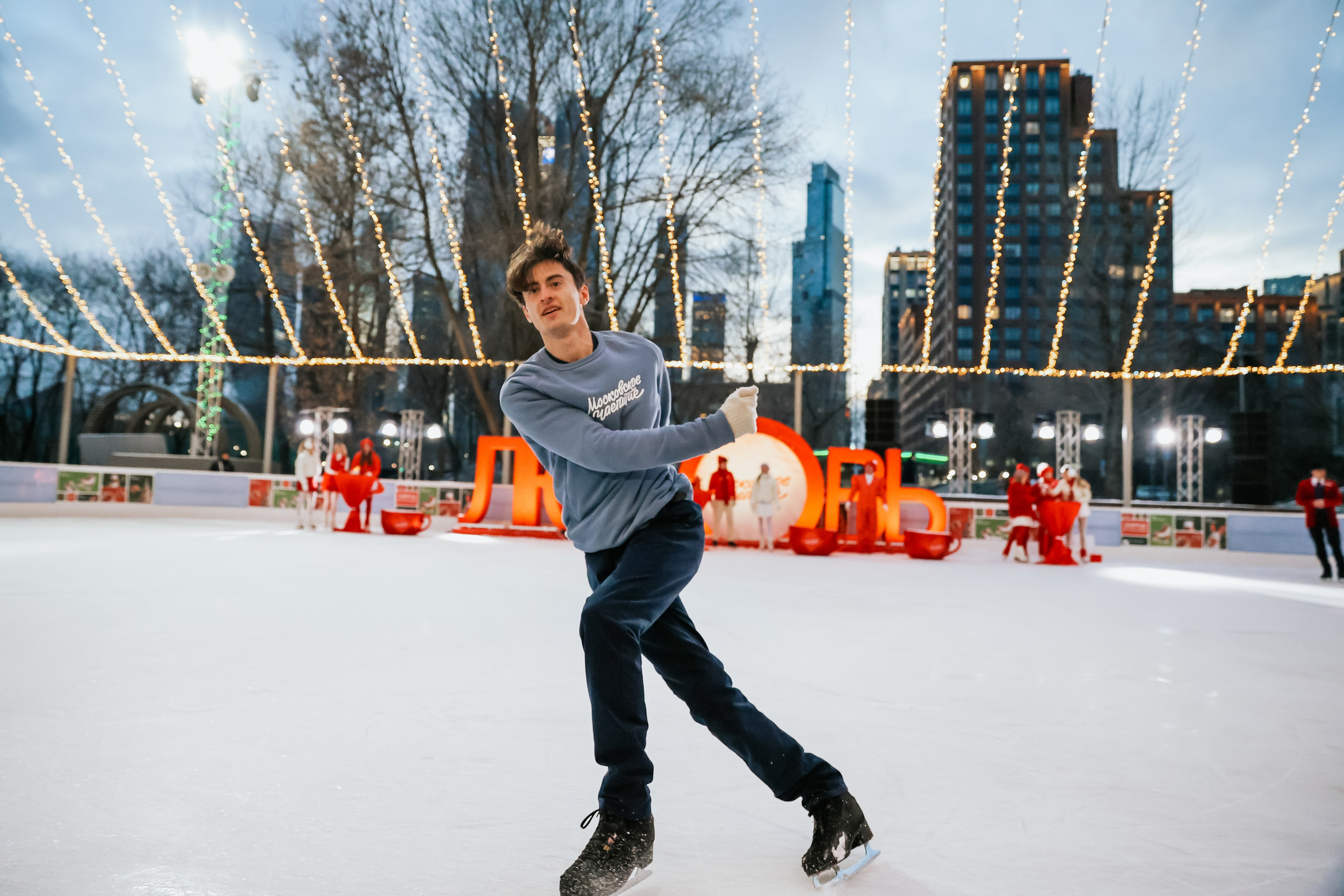 Ледовое шоу Сити каток Московское Чаепитие. Фотограф и видеограф Анна Домашенко