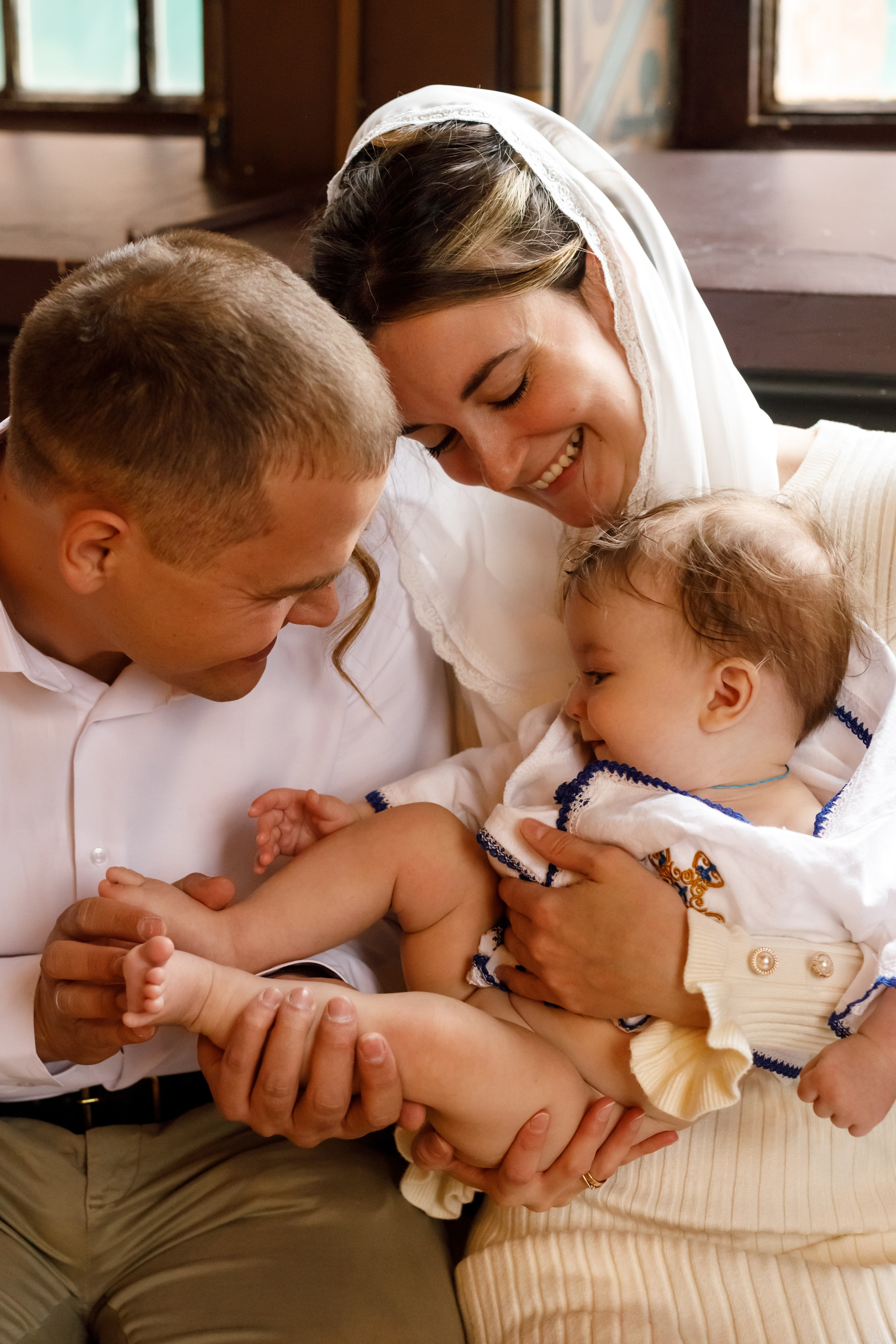 Крещение Николая. Семейный и детский фотограф в Краснодаре Элона Литвинова