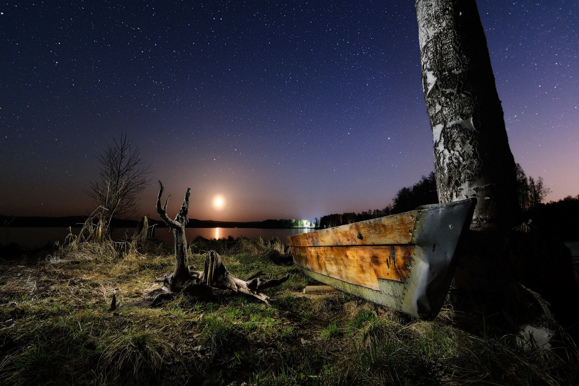 Ночные пейзажи Черноисточинска | Фотограф Николай Обухов