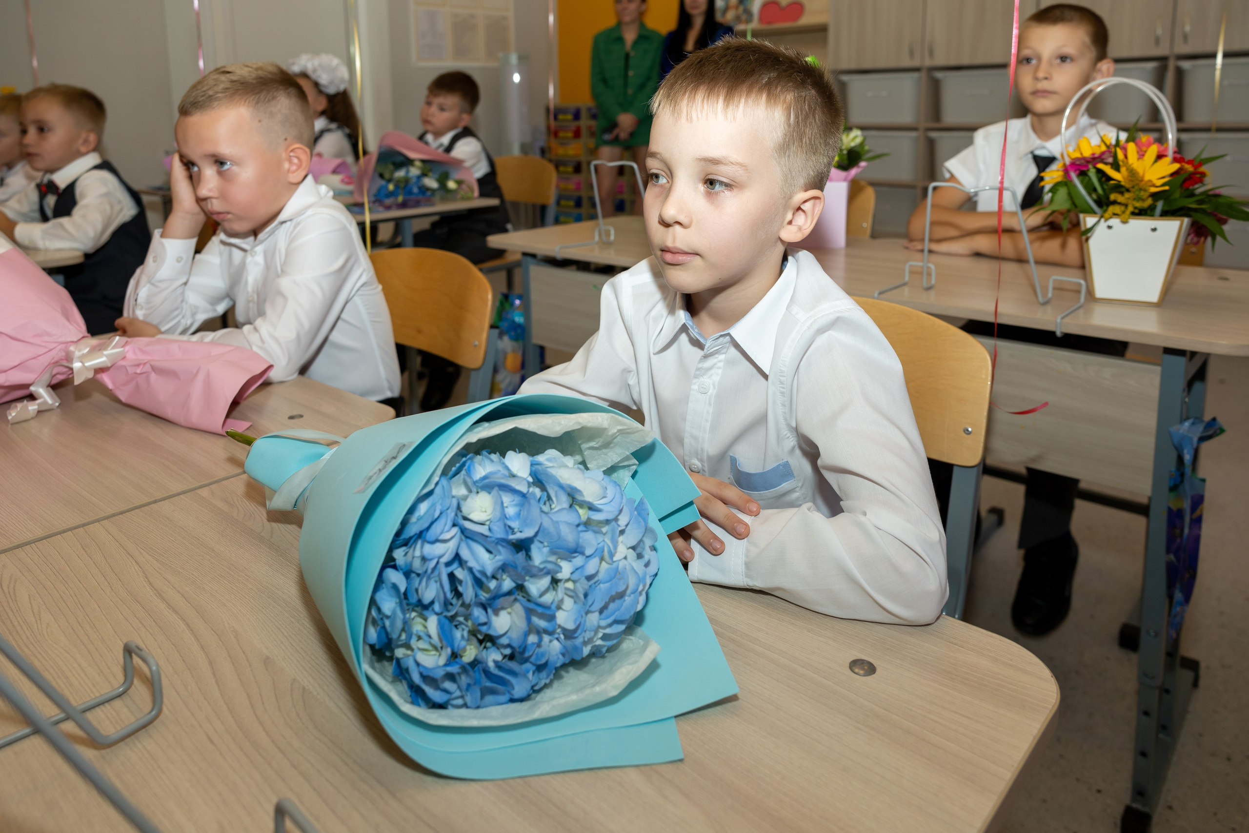 Первый раз в первый класс (репортажная съемка). Фотограф в Серпухове Наталья Руденко