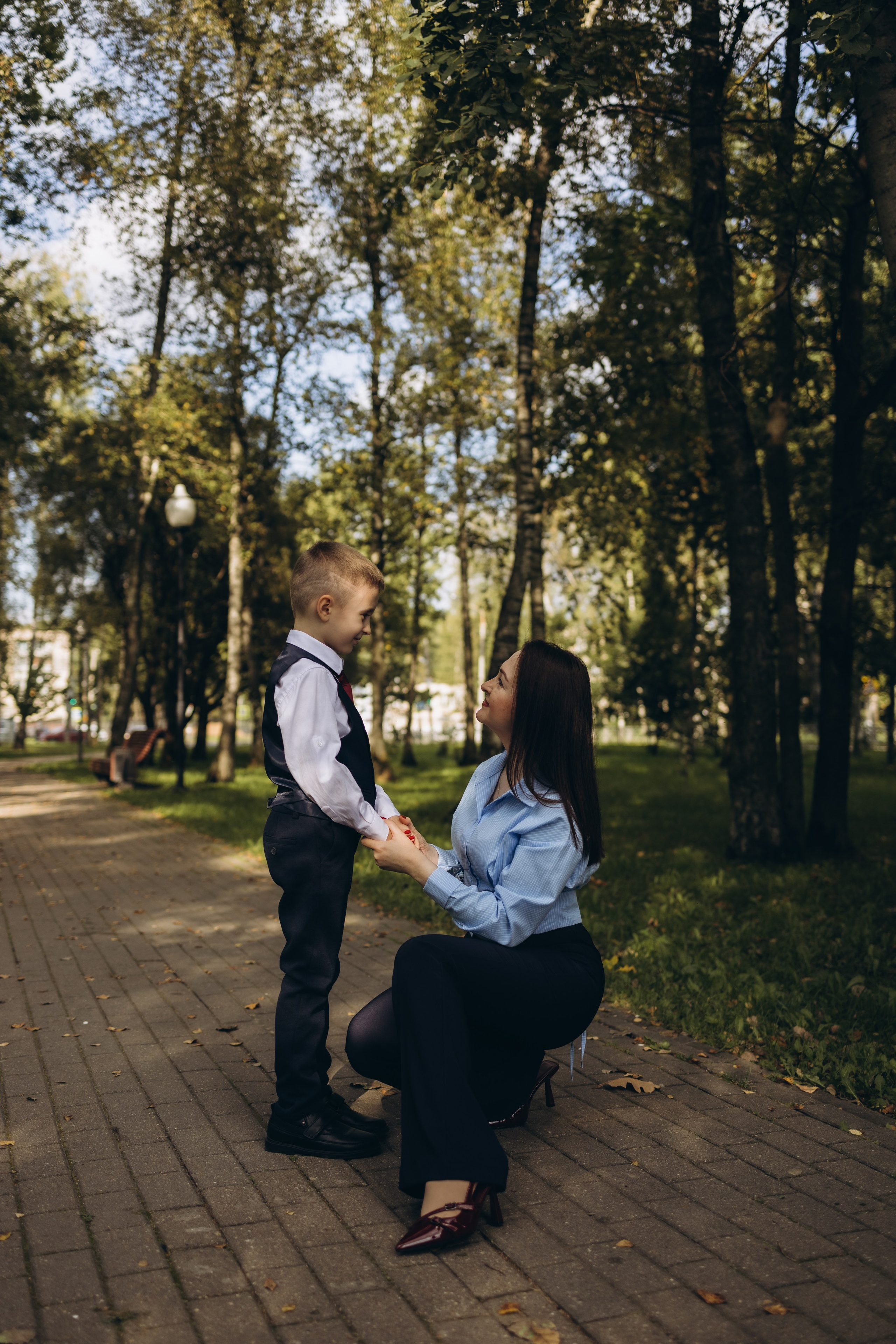 Первая школьная фотография Димули (1.09.2025 г.) г. Обнинск (Калужская обл.). Надежда Стар семейный и церковный фотограф в Жукове и Калужской области